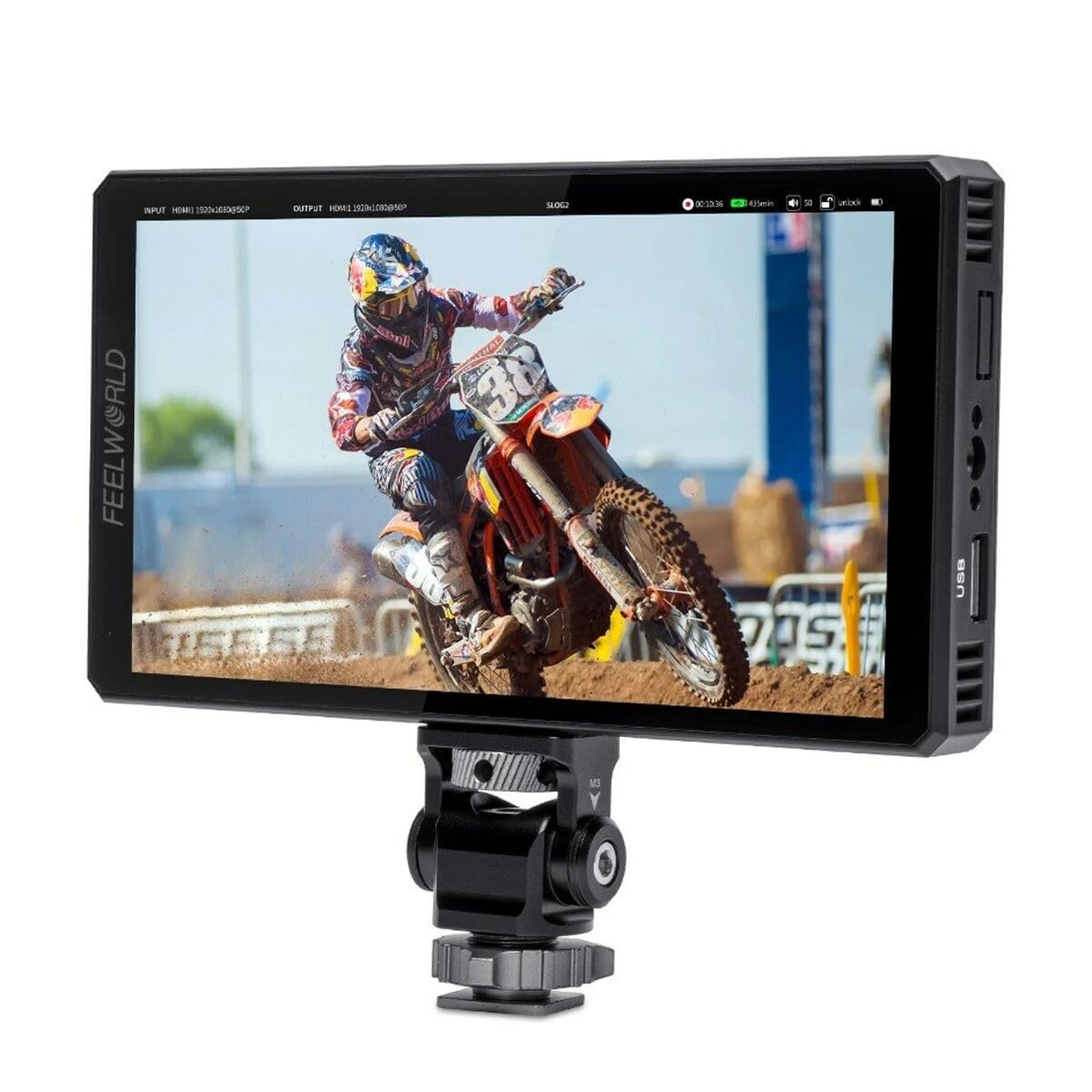 Feelworld CUT6 6 Inch Full HD Portable Monitor for DSLR Cameras - Perfect for On-the-Go Filmmaking & Photography