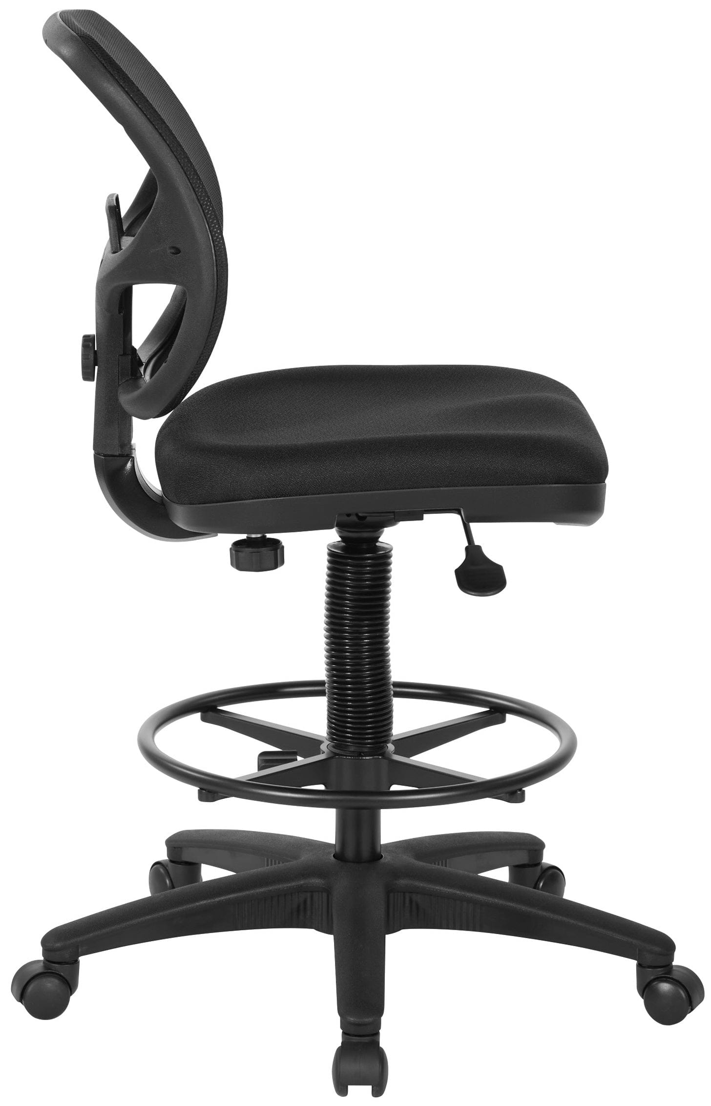 Office Star Work Smart Screen Back Mesh Drafting Chair [DC2990] - Ergonomic Swivel Task Chair for Home Office, Computer Desk, and Studio Workspace