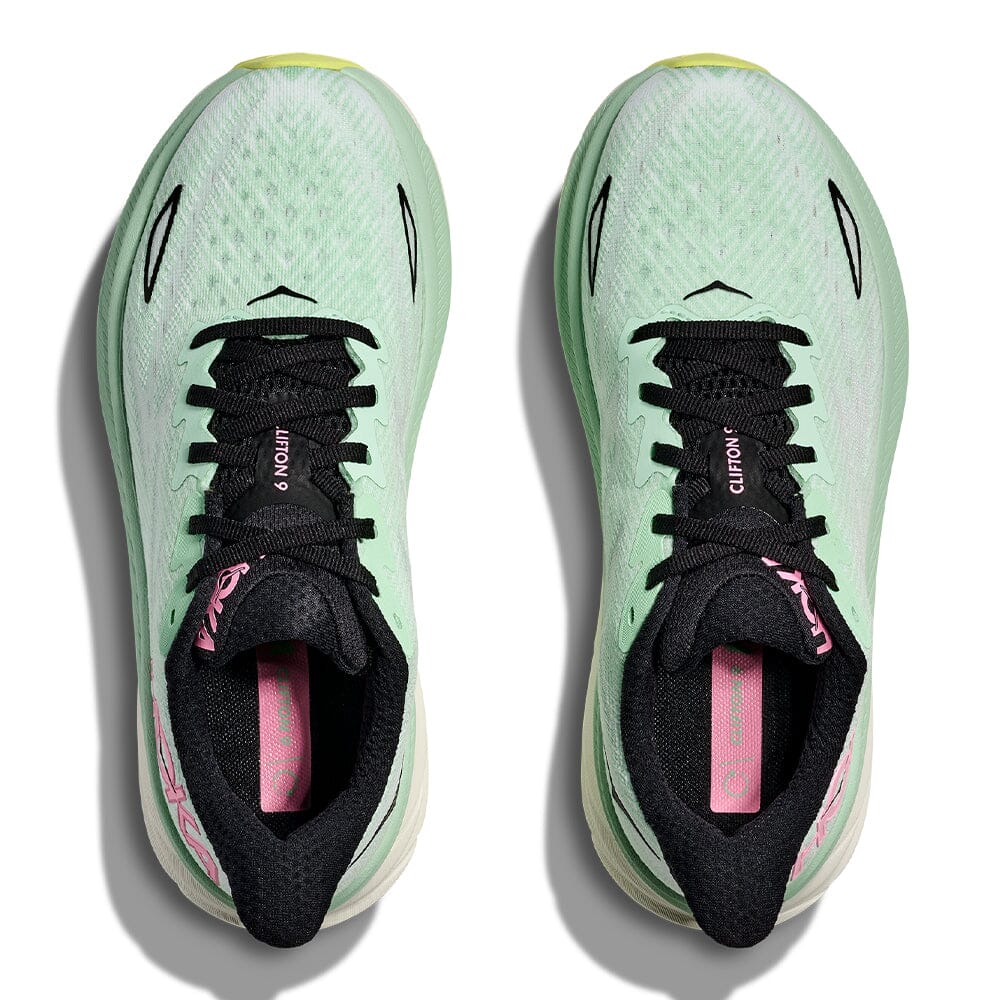 Hoka Women's Clifton 9 Running Shoes - Lightweight Cushioned Sneakers for Road Running, Jogging & Gym Workouts | Perfect for Marathon Training & Everyday Comfort