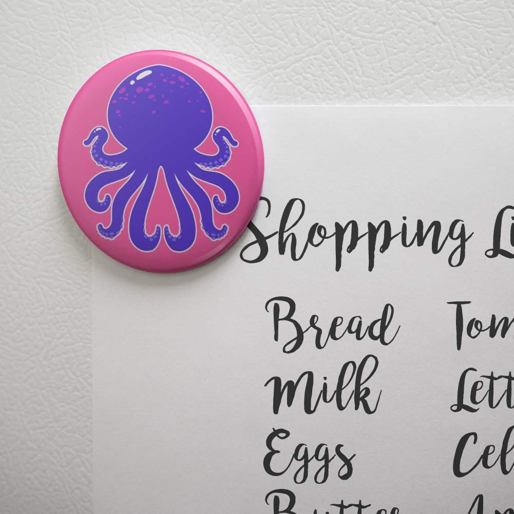 Adorable Octopus Tentacle Fridge Magnets - Strong Magnetic Ocean-Themed Kitchen Decor for Refrigerator, Locker & Whiteboard (Set of 6) - Perfect for Home, Office & School Organization