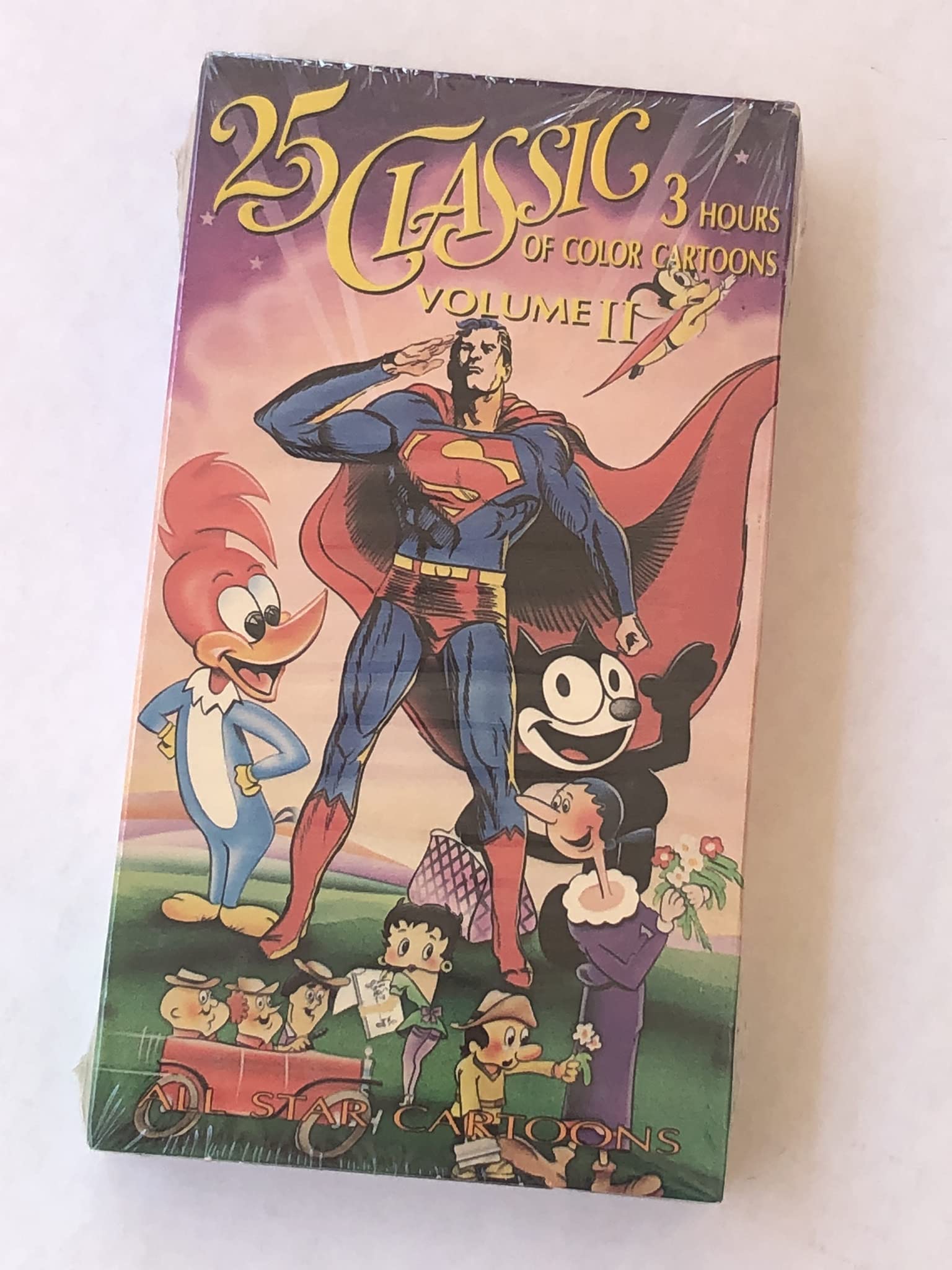 25 Classic Cartoons Vol 2 [VHS] - Nostalgic Animation Collection for Kids & Adults - Perfect for Family Movie Nights, Retro Entertainment, and Cartoon Lovers