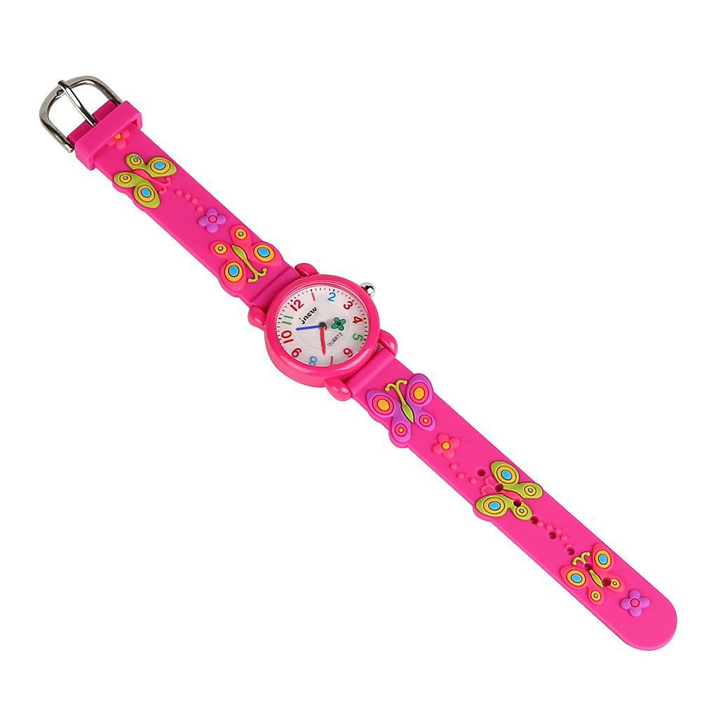 **3D Cartoon Waterproof Kids Watch for Girls Ages 3-8 - Cute & Durable Toddler Watch - Perfect Gift for Birthdays, Christmas & Daily Wear**