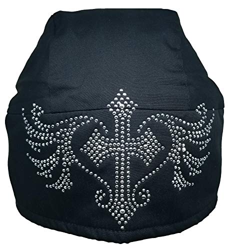 Rhinestone Cross Angel Wings Silver