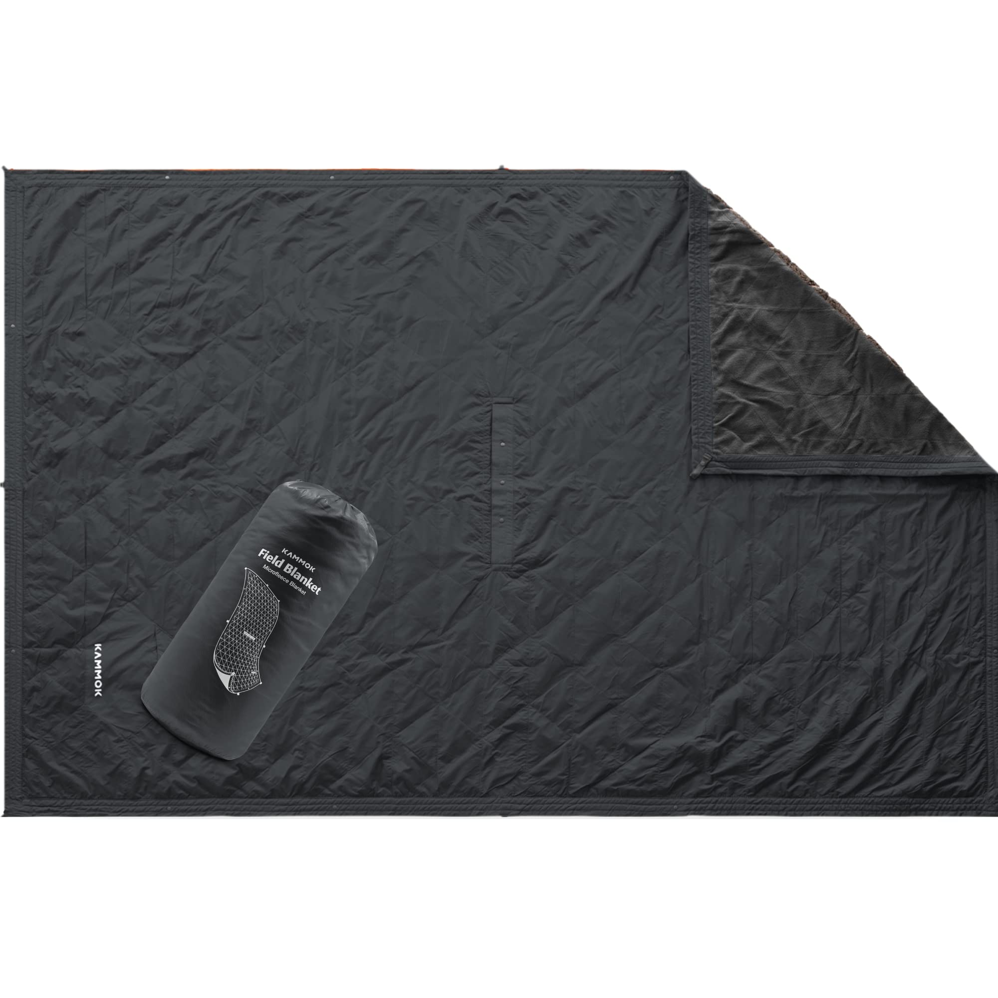 KAMMOK Field Blanket - Premium Microfleece Camping Blanket, Water Resistant & Durable for Indoor/Outdoor Use (84