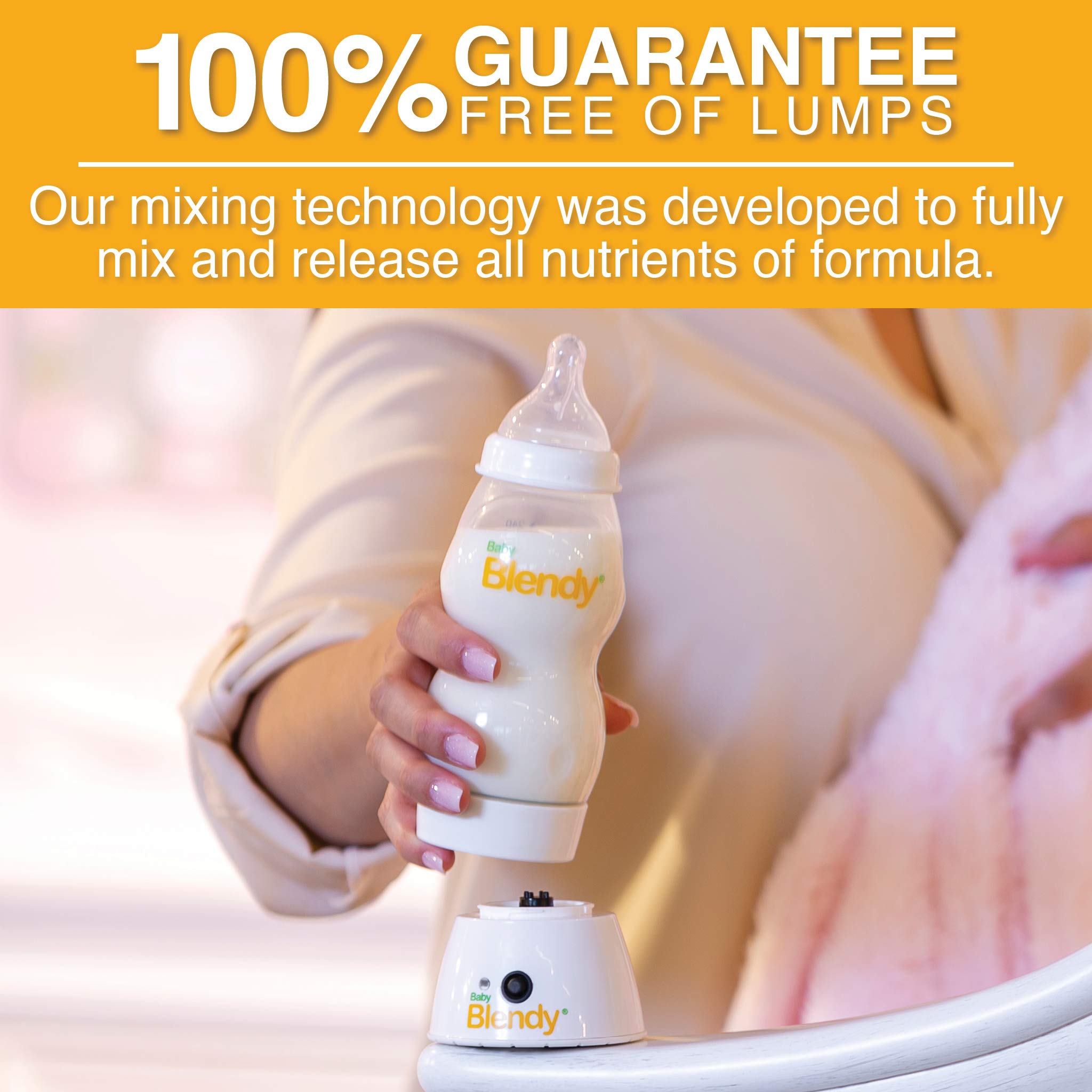 **Best Baby Bottles for Newborns to Toddlers (6-12 Months) – Anti-Colic Milk Feeding Containers with Air Vent System & Blender Mixer – Perfect for Breastfeeding, Formula, and Puree Feeding at Home or On-the-Go**
