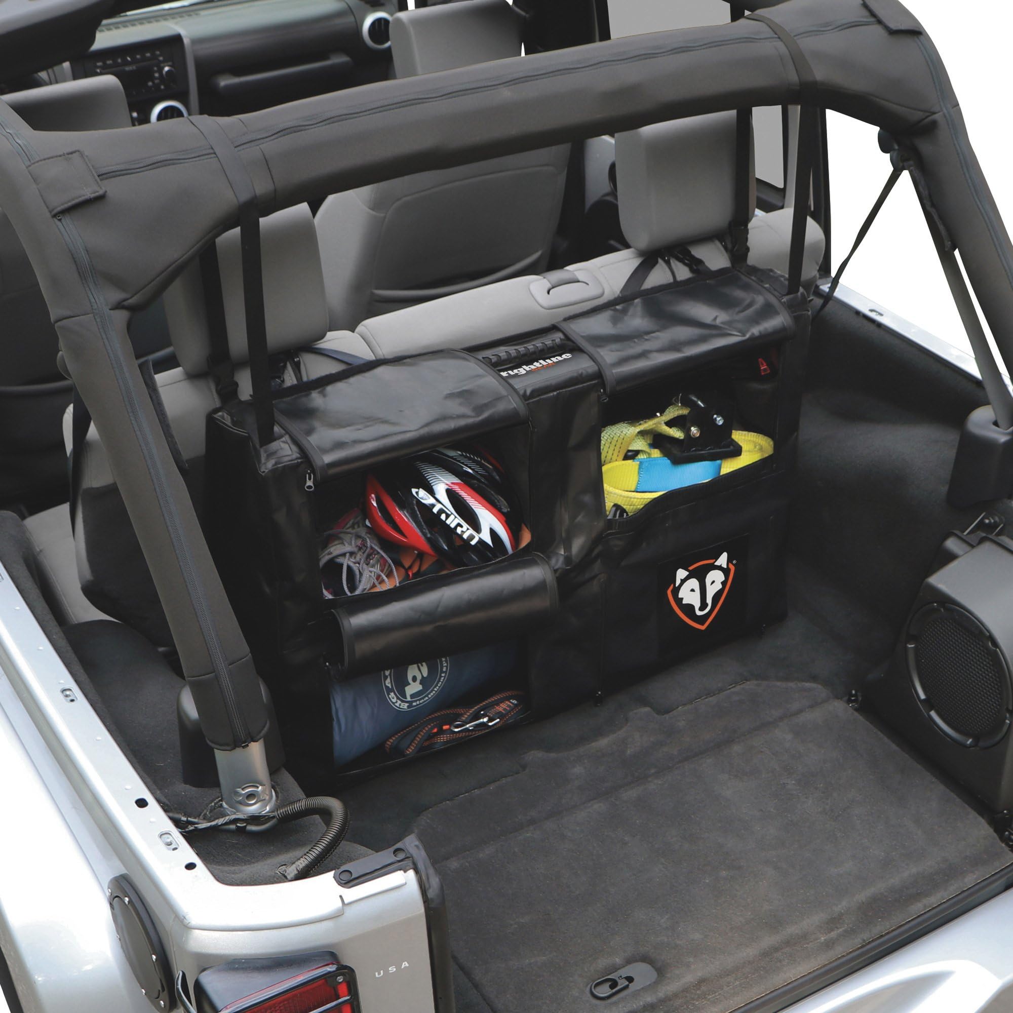 Rightline Gear Weatherproof Trunk Storage Bag for Jeep Wrangler - Hanging Car Organizer for SUV Accessories | Perfect for Road Trips, Camping & Outdoor Adventures