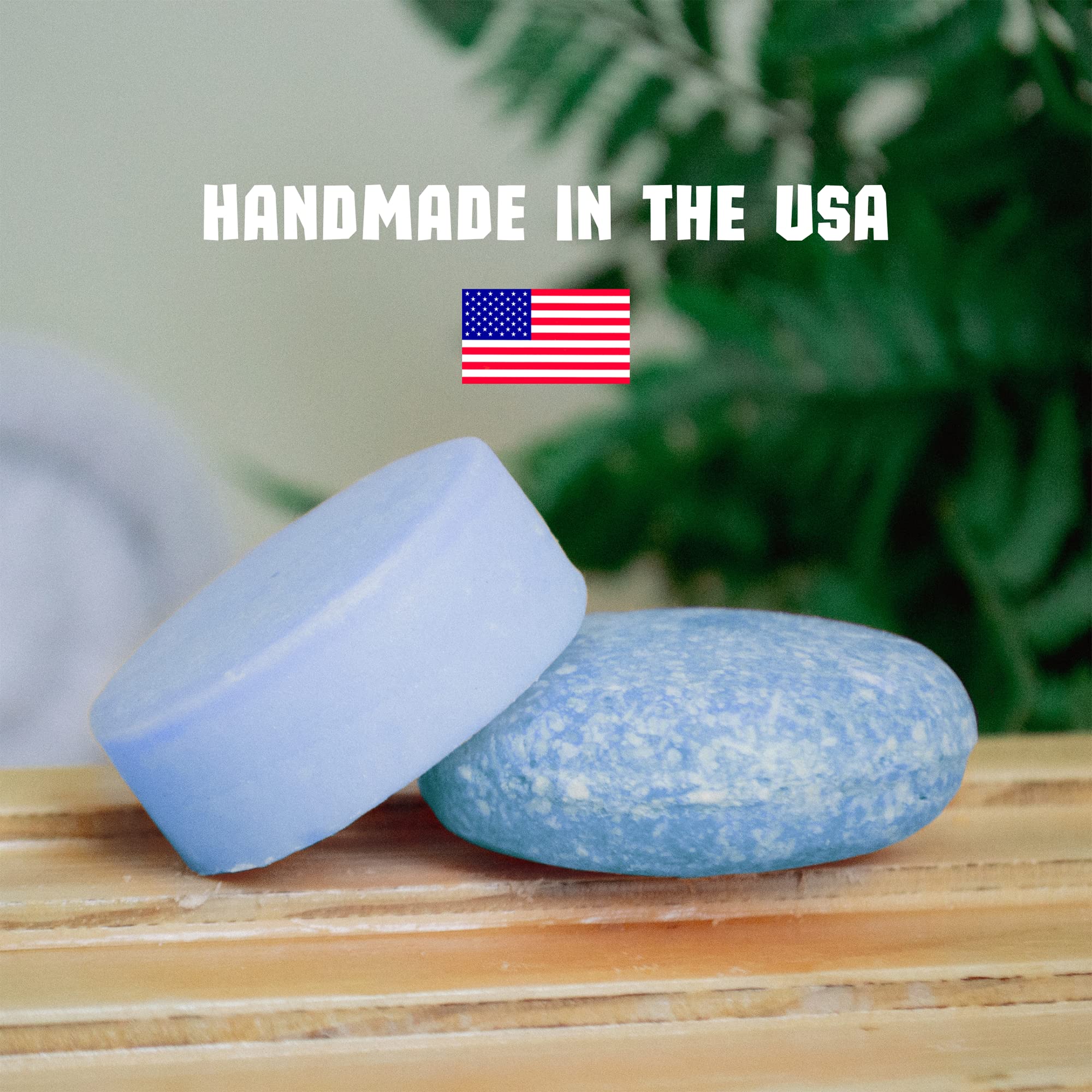 4-in-1 Shampoo & Conditioner Bar Set | Vegan Solid Hair Care Bars for Travel | Natural Moisturizing Shampoo & Conditioner Bars | Perfect Gift for Eco-Friendly Hair Care | Great for Camping, Gym & Sustainable Lifestyle