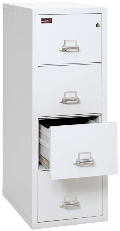 FireKing 4-Drawer Vertical Letter Fireproof File Cabinet - 2-Hour Fire Protection for Important Documents | Office & Home Storage Solution