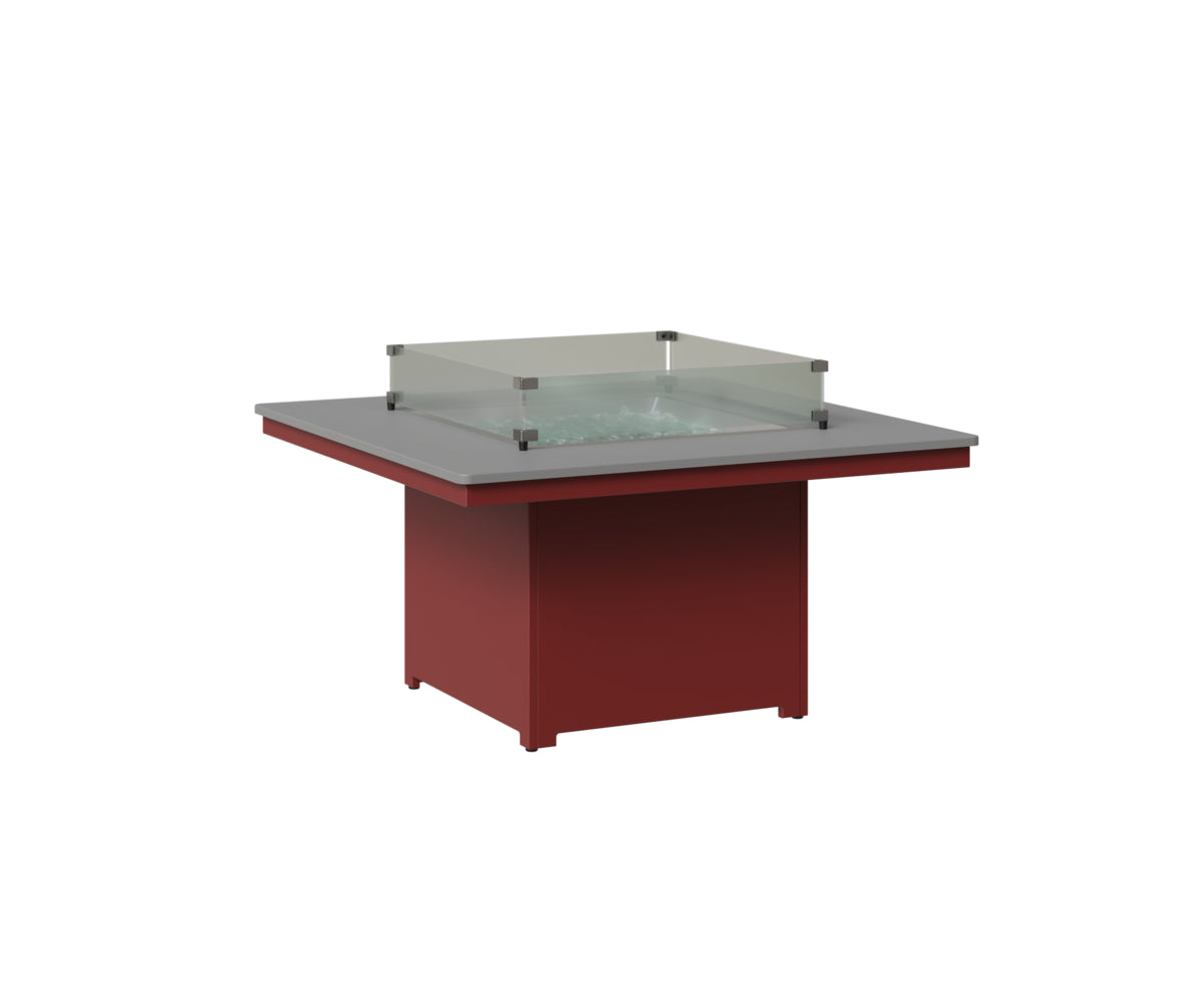 Berlin Gardens Numa Square Fire Pit - Outdoor Gas Fire Table for Patio, Deck & Backyard - Perfect for Gatherings, Camping & Relaxation