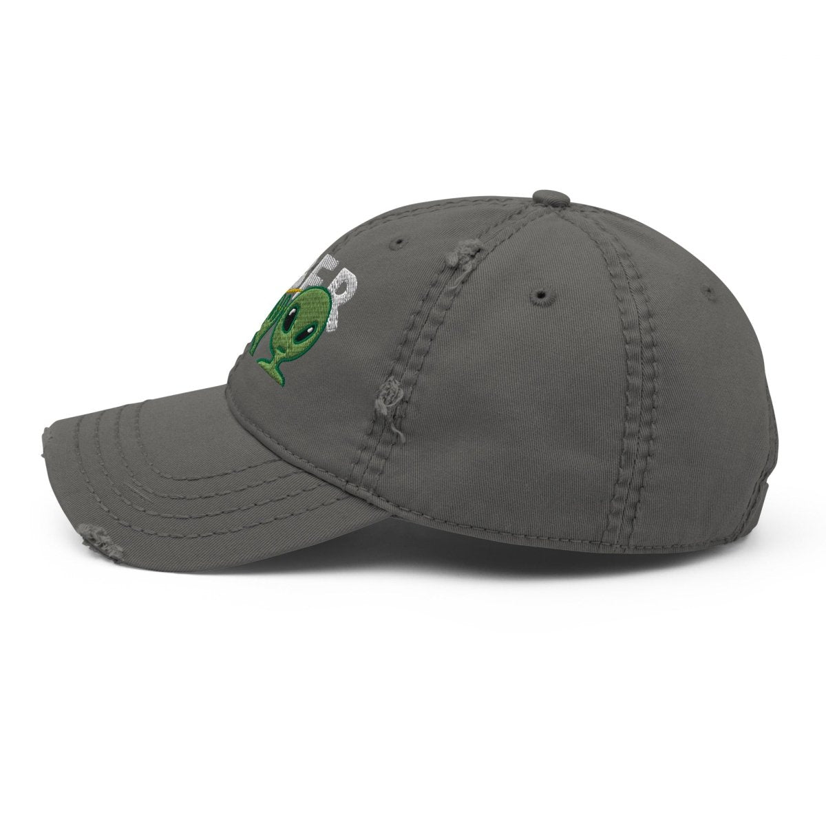 Sober AF Embroidered Distressed Dad Hat - Galactic Sobriety Cap for Men & Women - Perfect for Recovery, AA Meetings & Sober Living