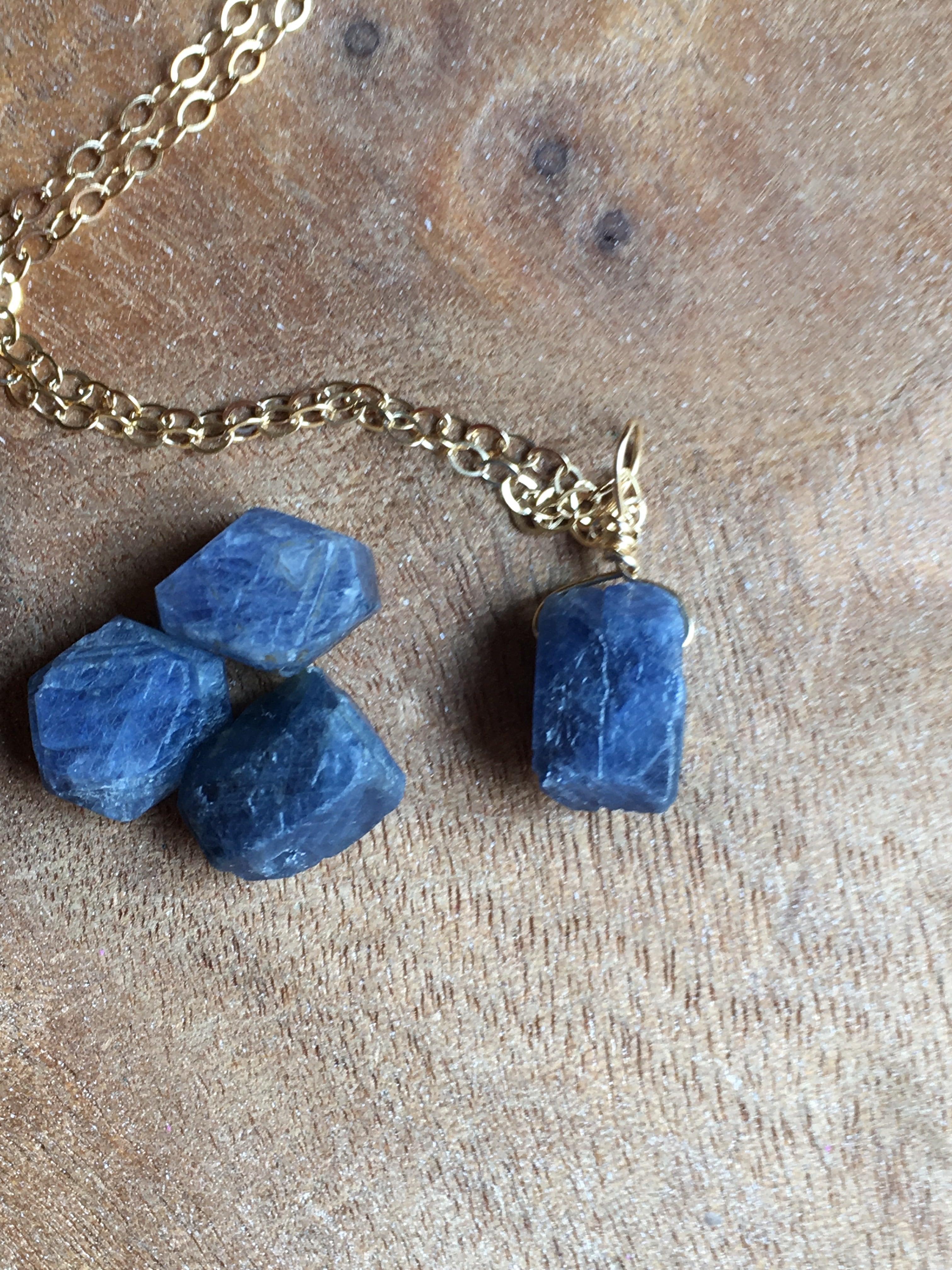 Natural Blue Sapphire Necklace for Women - 14K Gold or 925 Sterling Silver Pendant Jewelry - Perfect for Weddings, Anniversaries & Special Occasions
