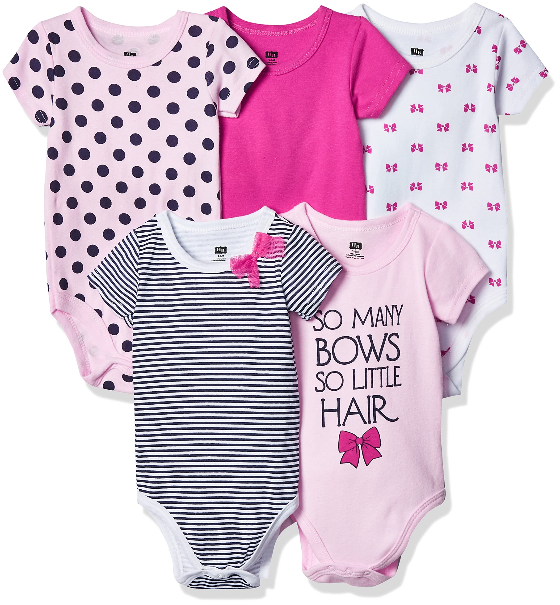Hudson Baby Cotton Bodysuits for Boys & Girls - Soft & Comfortable for Daily Wear