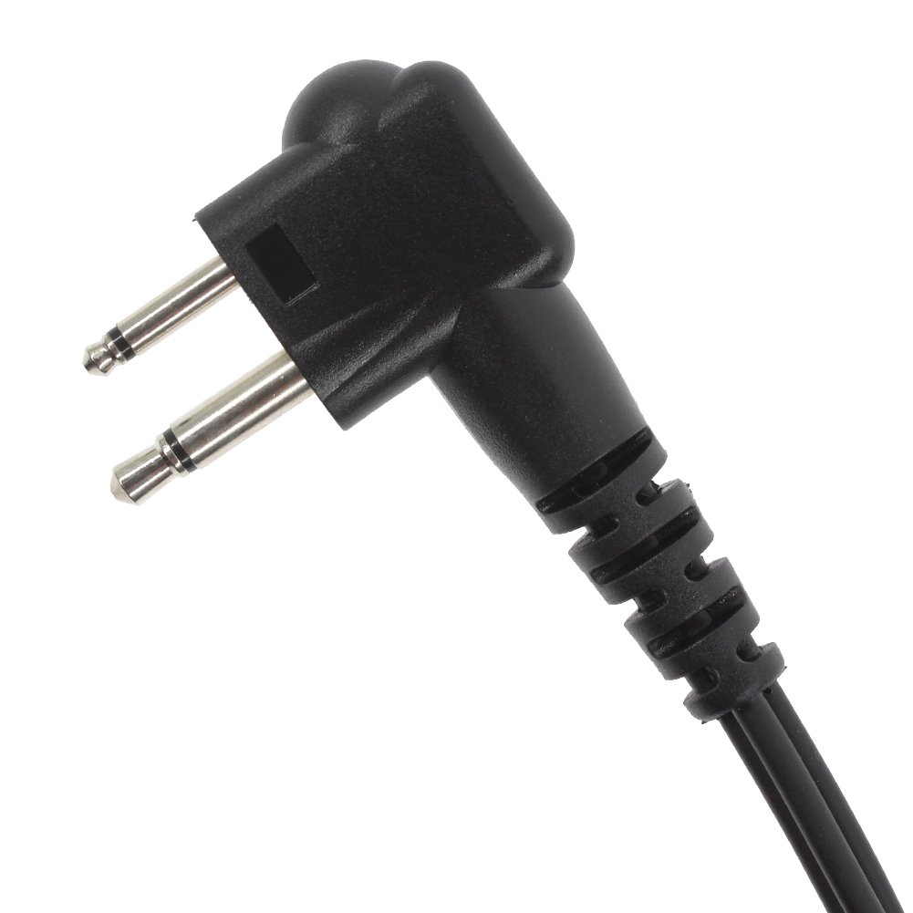 3 Wire Pro Covert Acoustic Tube Earpiece Headset with Mic for Motorola Radio 2-Pin (CLS1110, CLS1410, CLS1413, CLS1450, CLS1450C) - Ideal for Security, Surveillance & Discreet Communication