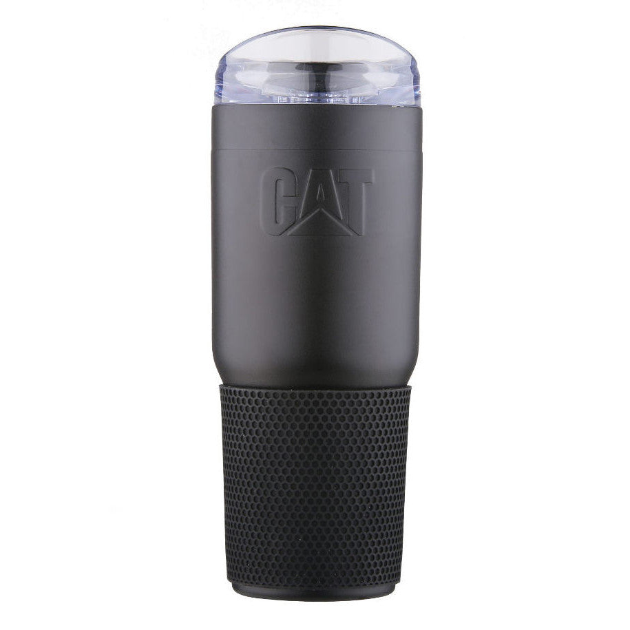 32oz Black Taiga Insulated Tumbler Cup - Leakproof Stainless Steel Vacuum Flask for Hot & Cold Beverages - Perfect for Travel, Camping, Office & Gym Use