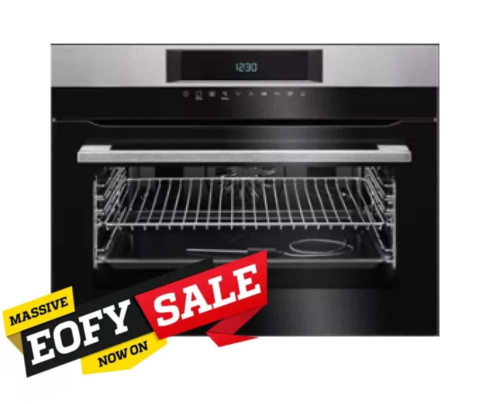 AEG KPK742220M 45CM Sensecook Pyroluxe™ Multi-Function Oven - Built-in Electric Oven with Pyrolytic Cleaning, 14 Cooking Functions & Digital Display for Modern Kitchens