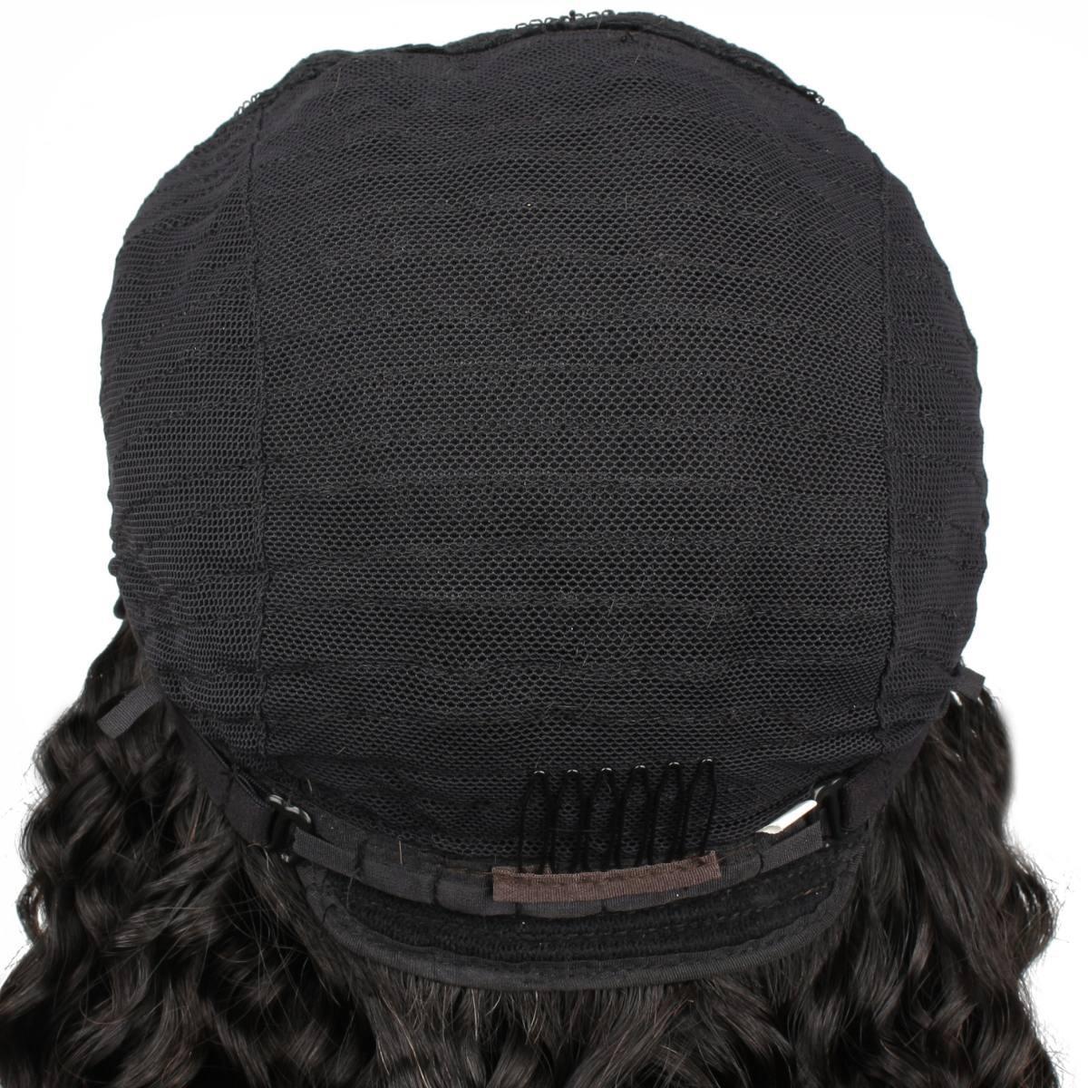 Tight Curl U Part 100% Human Hair Wig for Black Women - Natural Looking Curly Lace Front Wig for Daily Wear & Special Occasions