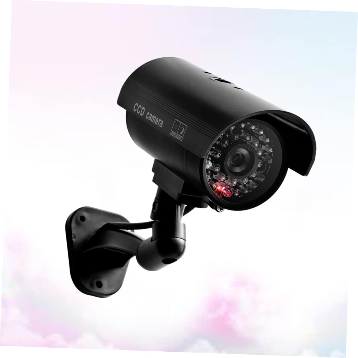 UKCOCO Fake Security Camera with Solar Panel - High Simulation Outdoor Dummy CCTV Camera for Home, Office & Garage Surveillance (Deter Burglars & Intruders)