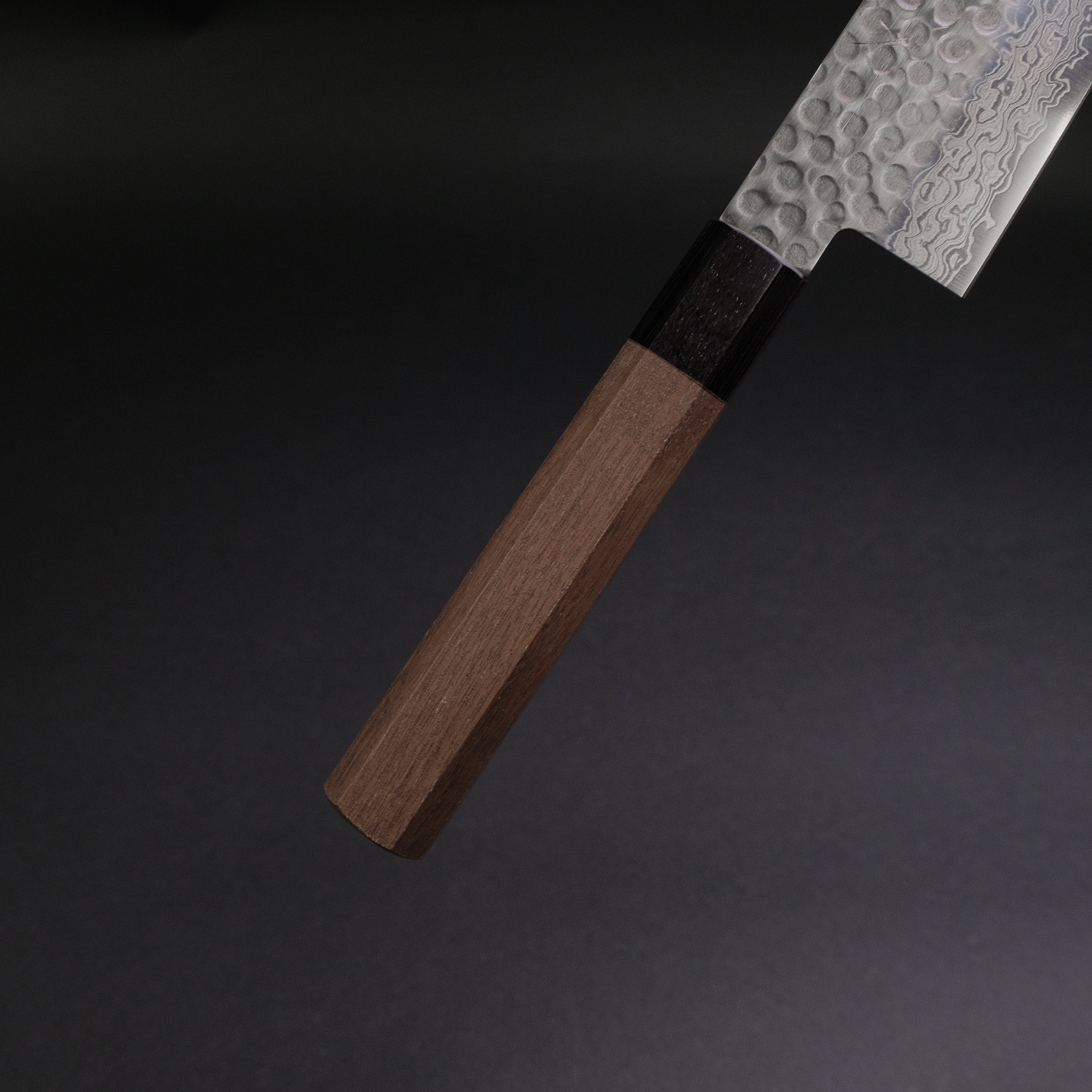 Hitohira HG Tsuchime Damascus Gyuto 240mm Japanese Chef Knife with Walnut Handle - Perfect for Sushi, Meat Slicing & Professional Kitchen Use