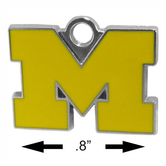 Siskiyou Sports NCAA Team Logo Chain Necklace with Small Charm - 20 Inch Adjustable College Fan Jewelry for Game Day, School Spirit & Sports Events