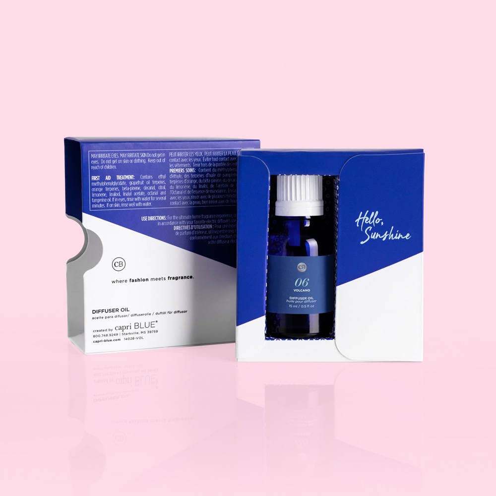 Capri Blue Volcano Electric Oil Diffuser Refill - 0.5 fl oz Long Lasting Tropical Fruit Scented Oil for Home Aromatherapy - Perfect for Relaxation, Yoga & Spa Nights