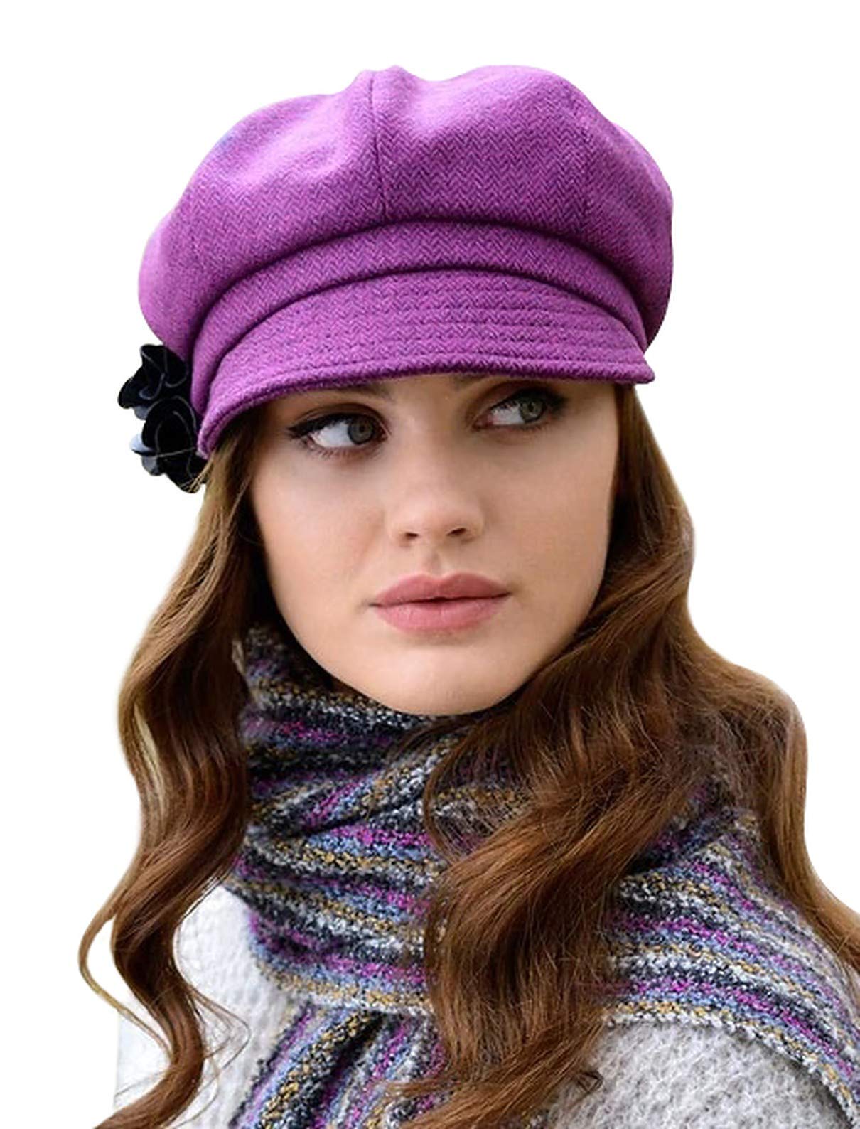 Stylish Newsboy Hat for Women - Authentic Irish Cap Handmade in Ireland - Perfect for Casual Outfits, Vintage Fashion & Outdoor Adventures
