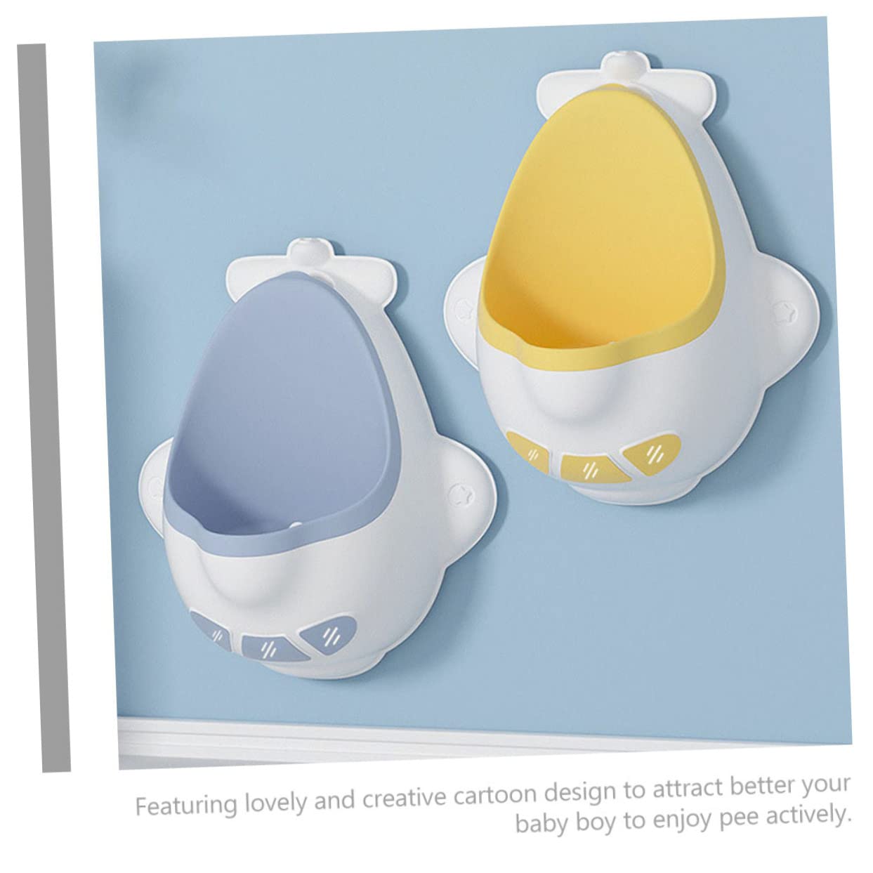 HAPINARY Boys Potty Training Urinal - Sturdy PP Material, Space-Saving Design for Toddlers - Perfect for Bathroom, Bedroom & Travel Use
