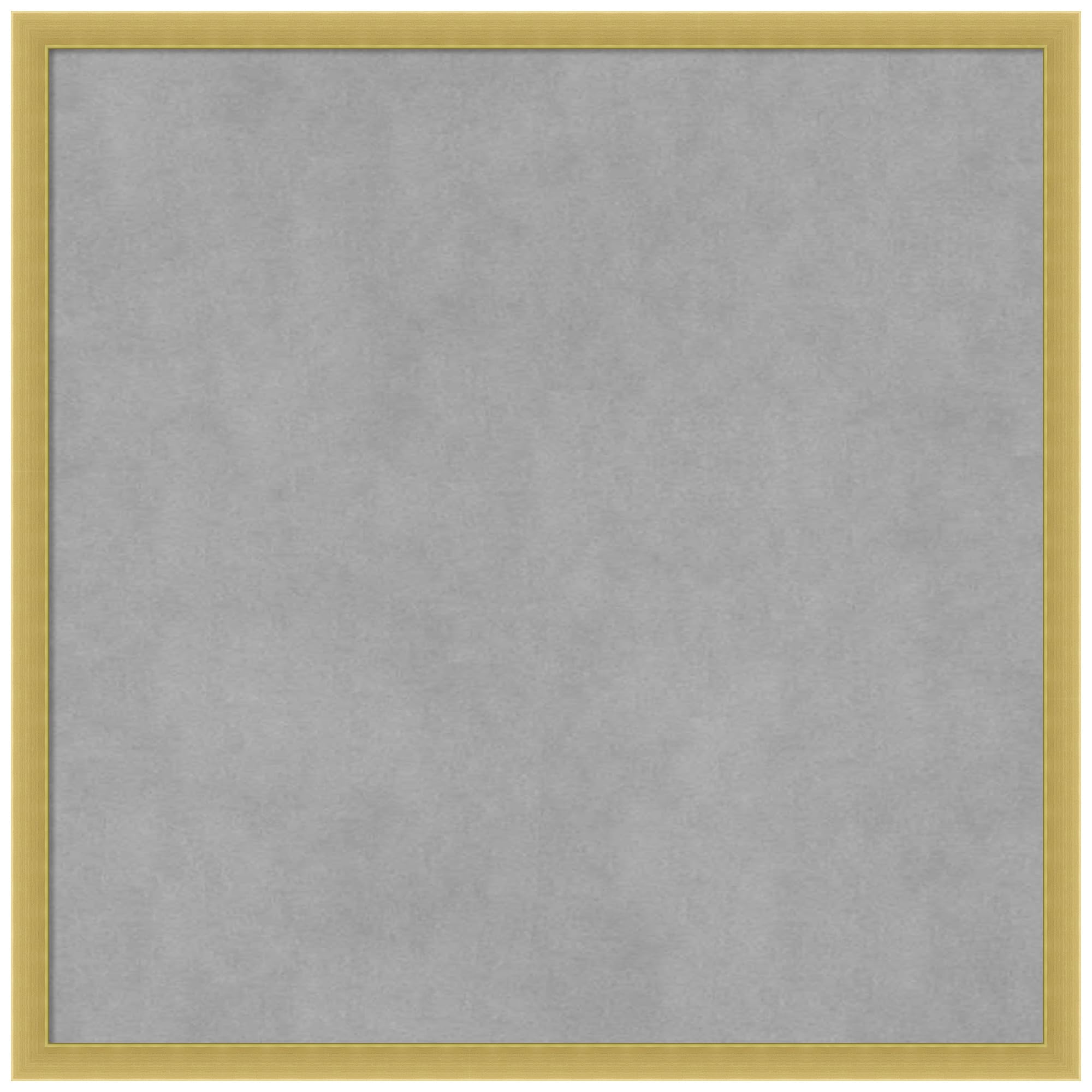 Amanti Art 21x21 Inch Gold Framed Magnetic Vision Board - 100% Metal Sheet for Office Decor, Home Organization & Kids Room - Perfect for Displaying Photos, Notes & Reminders in Kitchen, Mudroom or Workspace