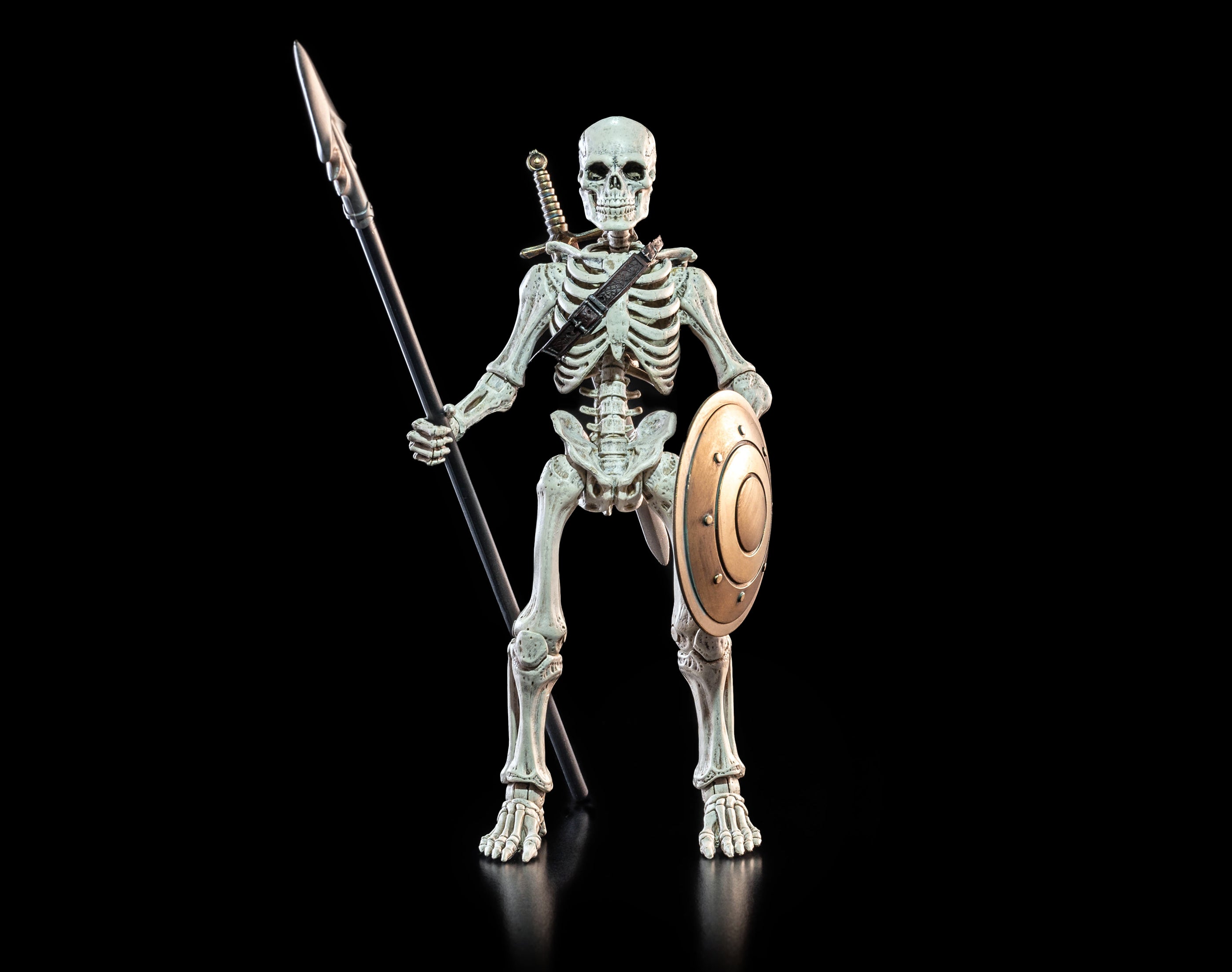 Pre-Order Four Horsemen Studio Mythic Legions 1/12 Scale 6-Inch Action Figure - T.U.5.C.C. Heavy Gunn & Skeleton Legion Builder 2 | Collectible Fantasy Warrior Toy for Display & Role-Playing Games