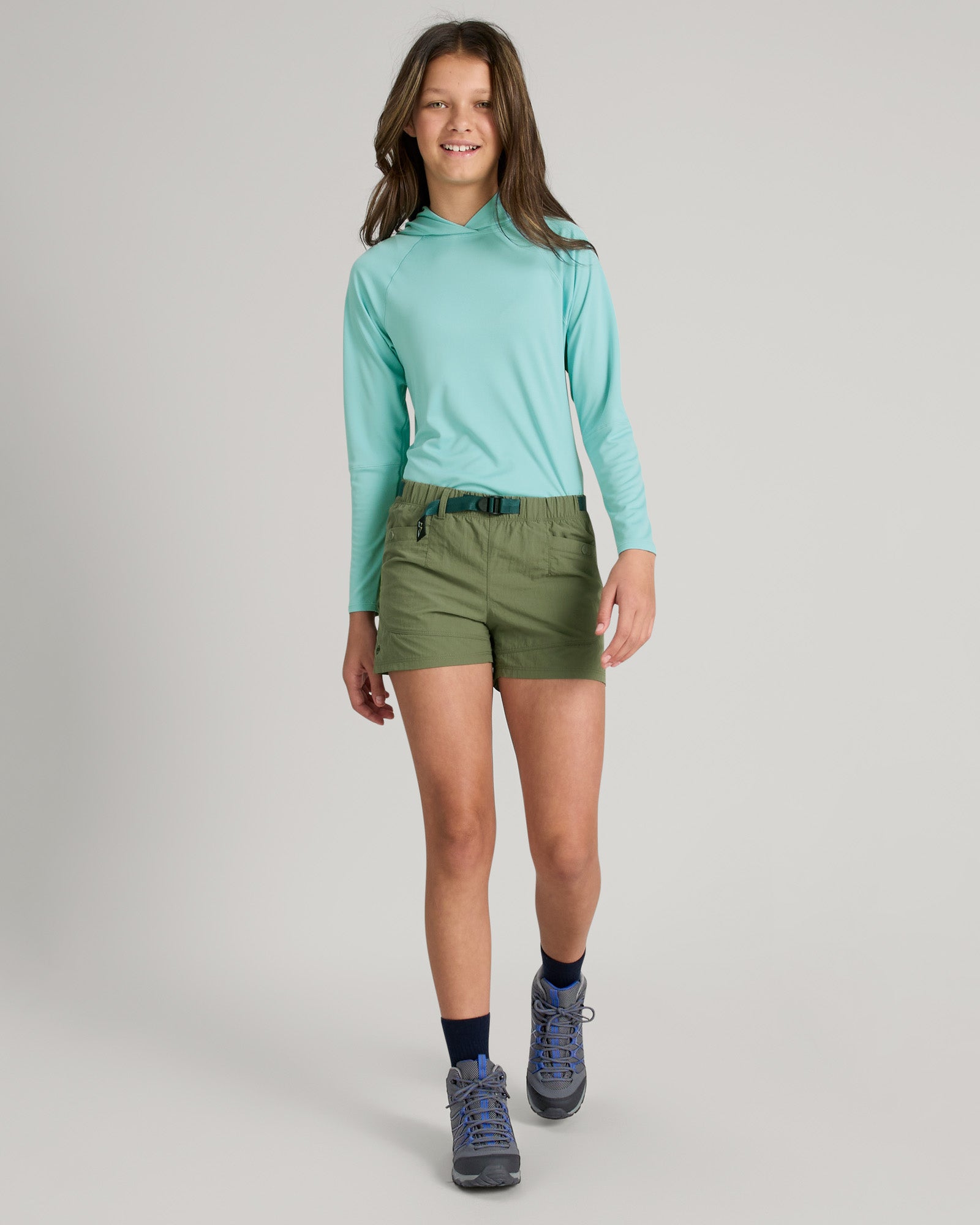 EVRY Day Girls Cargo Shorts for Teens - Stylish & Comfortable Summer Shorts with Pockets - Perfect for Outdoor Activities, Hiking, and Casual Wear