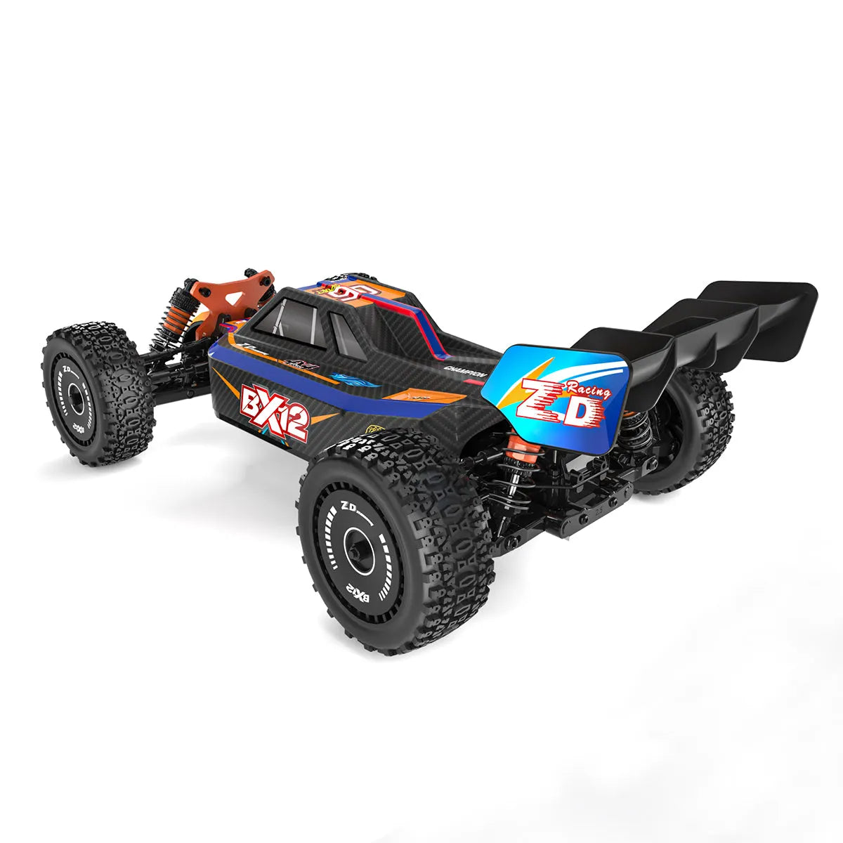 **ZD Racing BX 12 1/12 Scale 4WD RC Car - 70km/h High Speed, 3S Brushless Motor, 2.4G RTR, Oil-Filled Shocks - Off-Road Racing Truck for Adults & Kids (Perfect for Backyard, Park & Track Racing)**