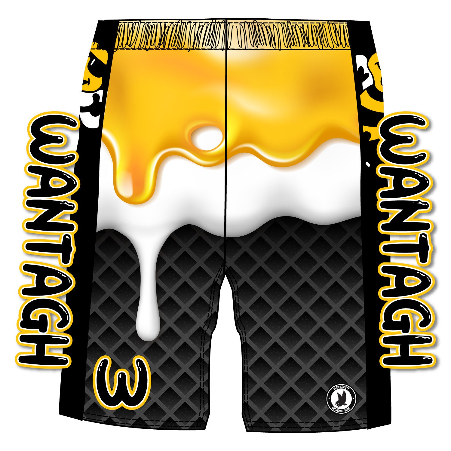 Wantagh Bees Boys & Men's Shorts - Comfortable Athletic Shorts for Running, Gym, and Casual Wear