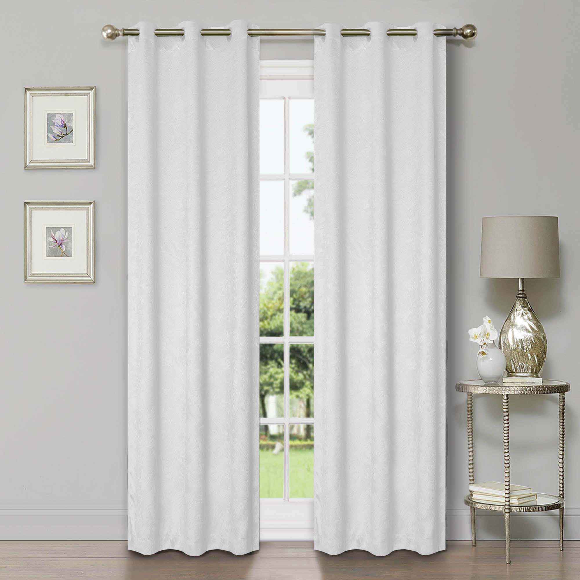 Waverly Modern Washable Blackout Curtains for Bedroom - Room Darkening Window Treatment Panels Set, Thermal Insulated Drapes for Nursery, Living Room & Home Decor