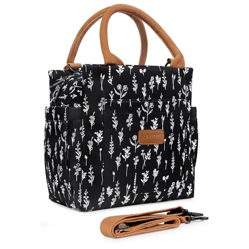 05 White Little Flowers with Shoulder Strap