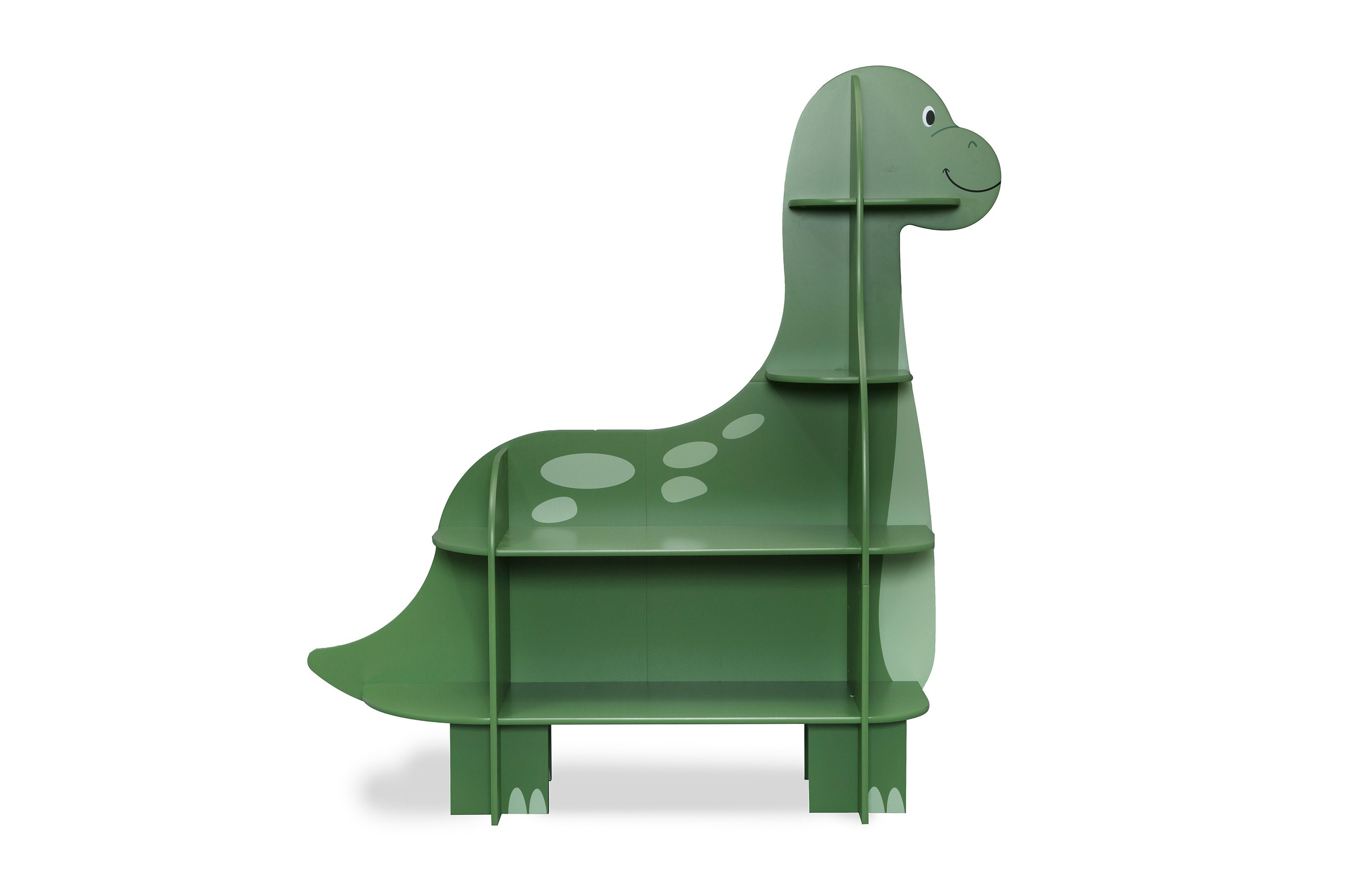 Dinosaur Themed Kids Bookcase - Fun & Educational Bookshelf for Children's Room, Playroom, or Classroom Decor