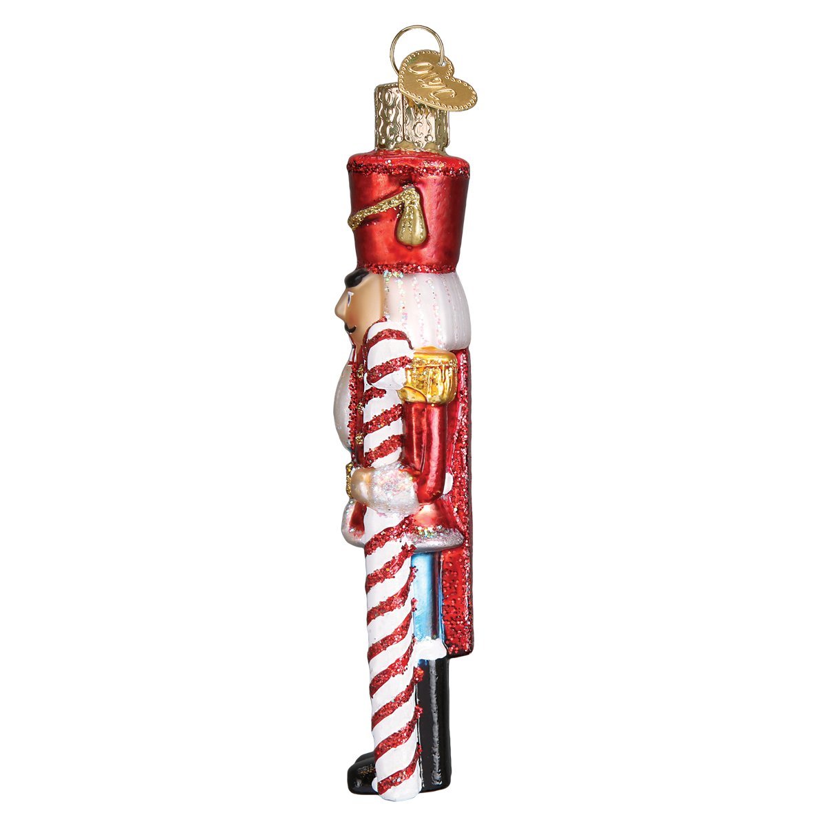 Old World Christmas Candy Glass Blown Ornaments - Peppermint Nutcracker Decorations for Holiday Tree | Perfect for Christmas Decor, Gift Giving & Festive Home Styling
