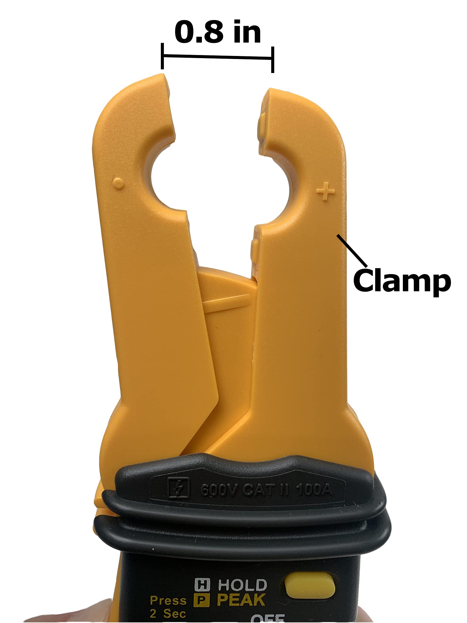 DCM-043 Digital AC/DC Clamp Meter - High Precision 1mA Resolution Clamp Transmitter for Electrical Testing (Ideal for HVAC, Industrial Maintenance & Home Electrical Work)