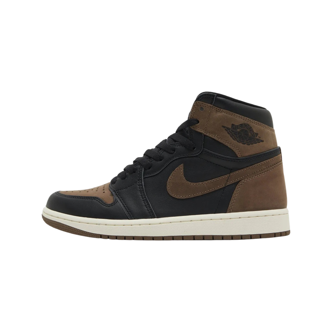 Air Jordan 1 Retro High OG Sneakers - Black Metallic Gold Palomino Colorway - Men's Basketball Shoes for Streetwear & Casual Outfits
