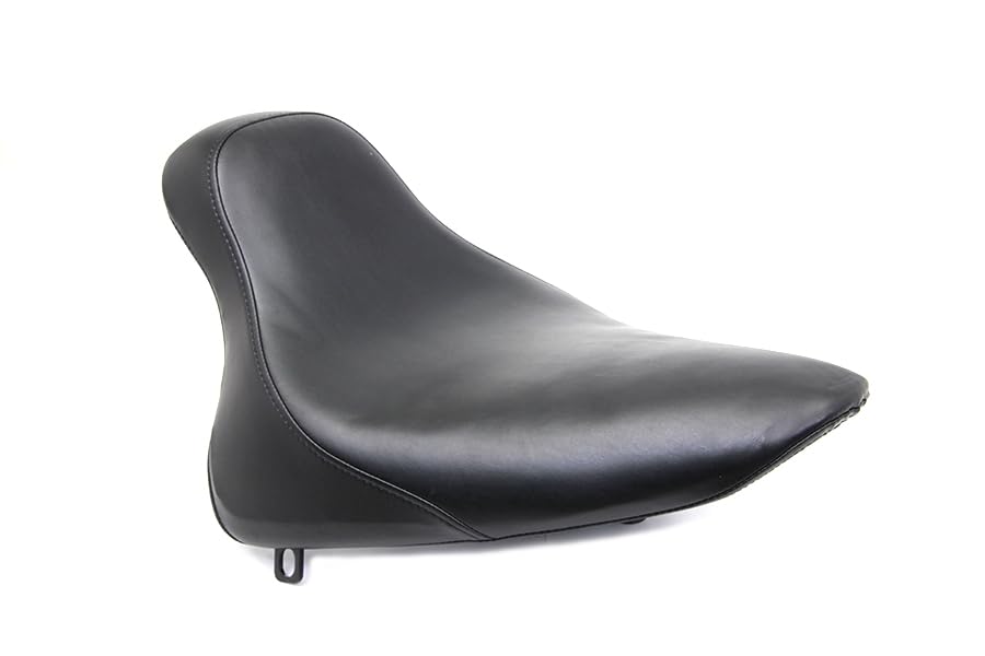 V-Twin 47-0624 Solo Seat - Butt Bucket Motorcycle Seat for Harley Davidson - Comfortable Ride for Long Distance Cruising & Custom Bike Builds