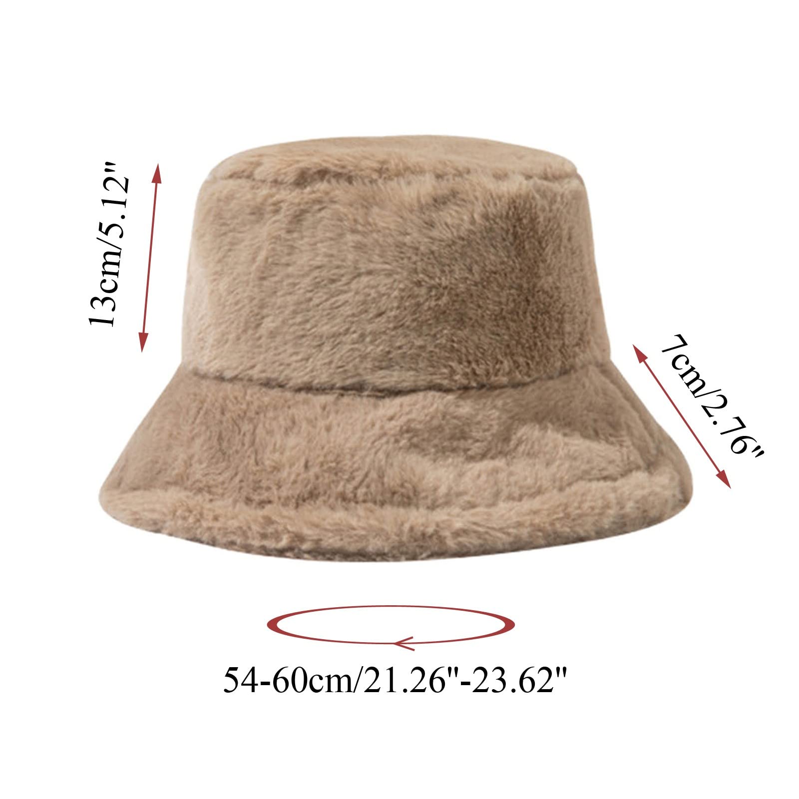 Trendy Cow Print Furry Bucket Hat - Warm Winter Beanie for Men & Women | Thick Knit Fashion Cap for Cold Weather Outdoors, Street Style, and Casual Wear