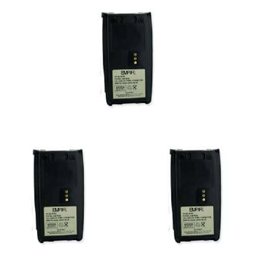 Empire 2-Way Radio Li-ion Battery Pack - 7.5V 2500mAh Replacement for Harris HAPA7Y & BT-023406-005 - 3-Pack Combo for Long-Lasting Communication - Perfect for Construction, Security, and Emergency Teams