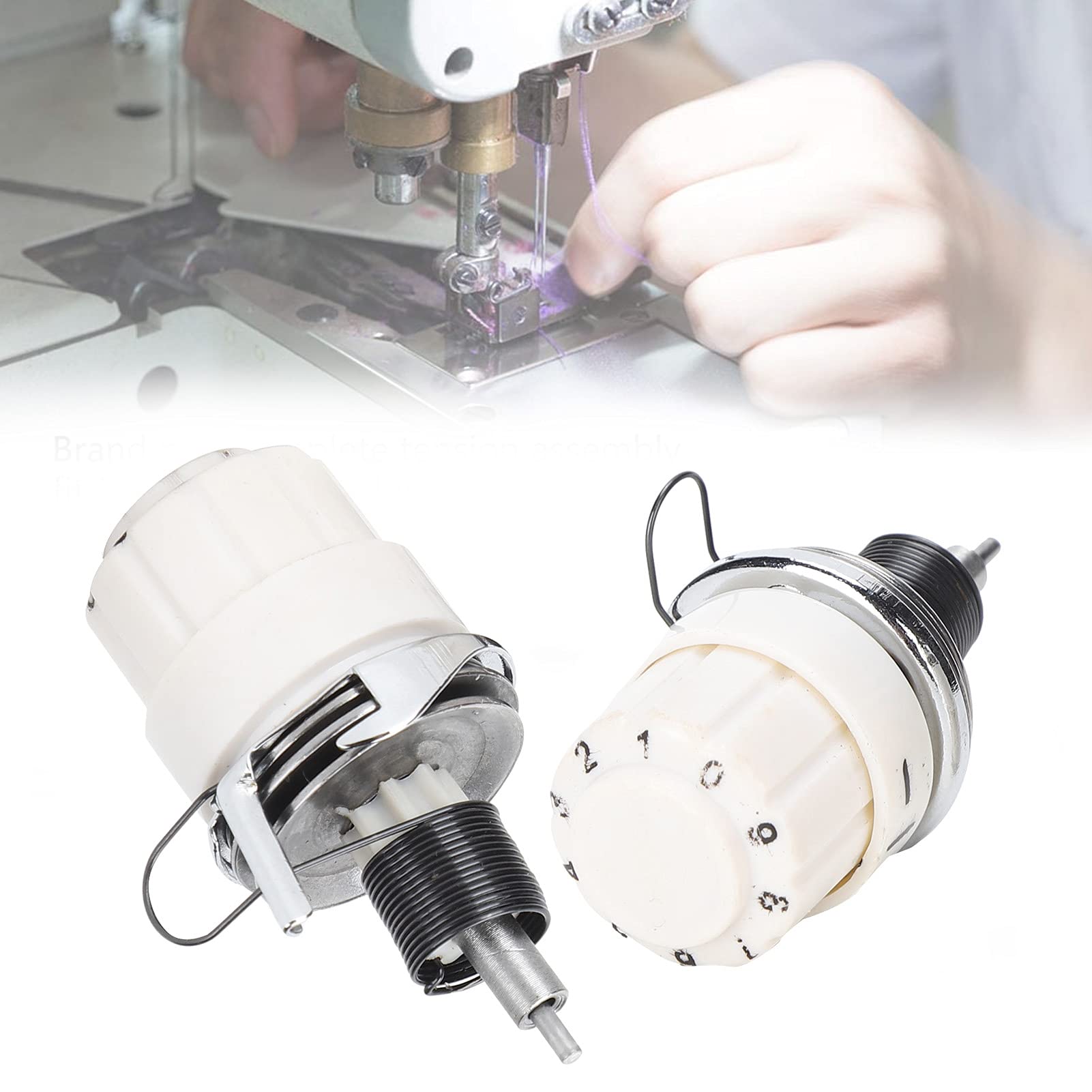 2Pcs Thread Tension Regulator Assembly for Singer 974 Sewing Machine - Replacement Part for Smooth Stitching | Perfect for Quilting, Dressmaking & Fabric Repair