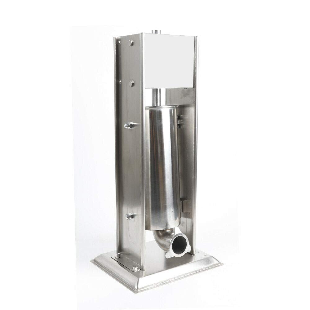 LOYALHEARTDY 5L Commercial Stainless Steel Churro Maker Machine - Vertical Manual Spanish Donut Churrera with 4 Nozzles for Home, Restaurants, Bakeries & Cafes | Perfect for Making Fresh Churros, Donuts & Pastries