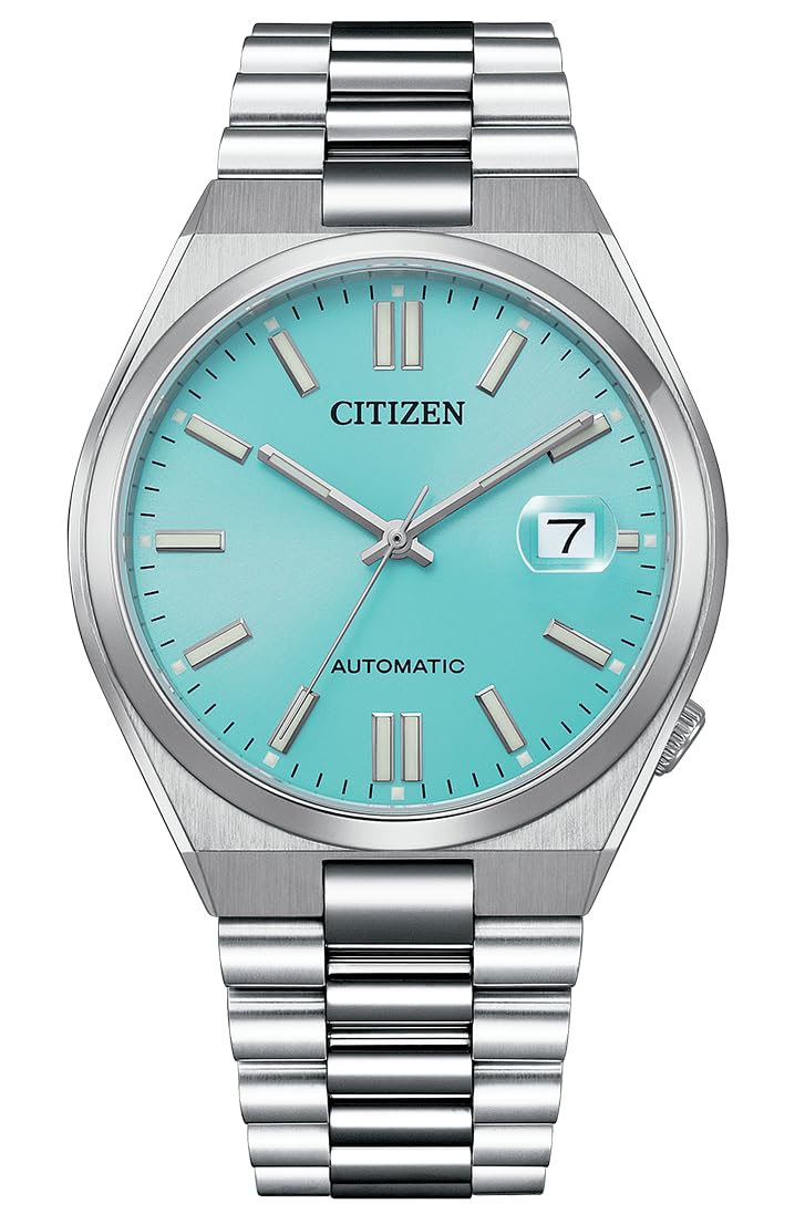 Citizen Tsuyosa NJ0151-88M Men's Automatic Watch with Ice Blue Dial & Sapphire Crystal - Stainless Steel Bracelet - Dress & Casual Timepiece for Business, Office & Everyday Wear
