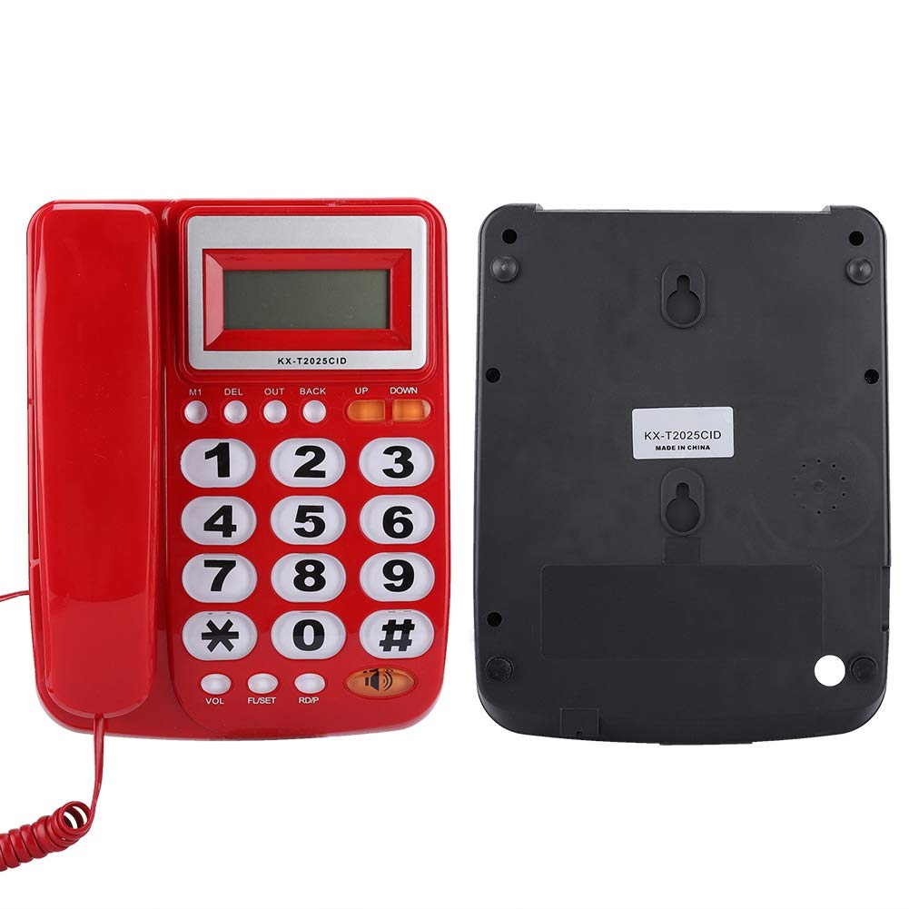 **Corded Landline Telephone with Caller ID, Speakerphone & LCD Display - Clear Sound, Big Buttons for Home & Office - Perfect for Elderly & Business Use**