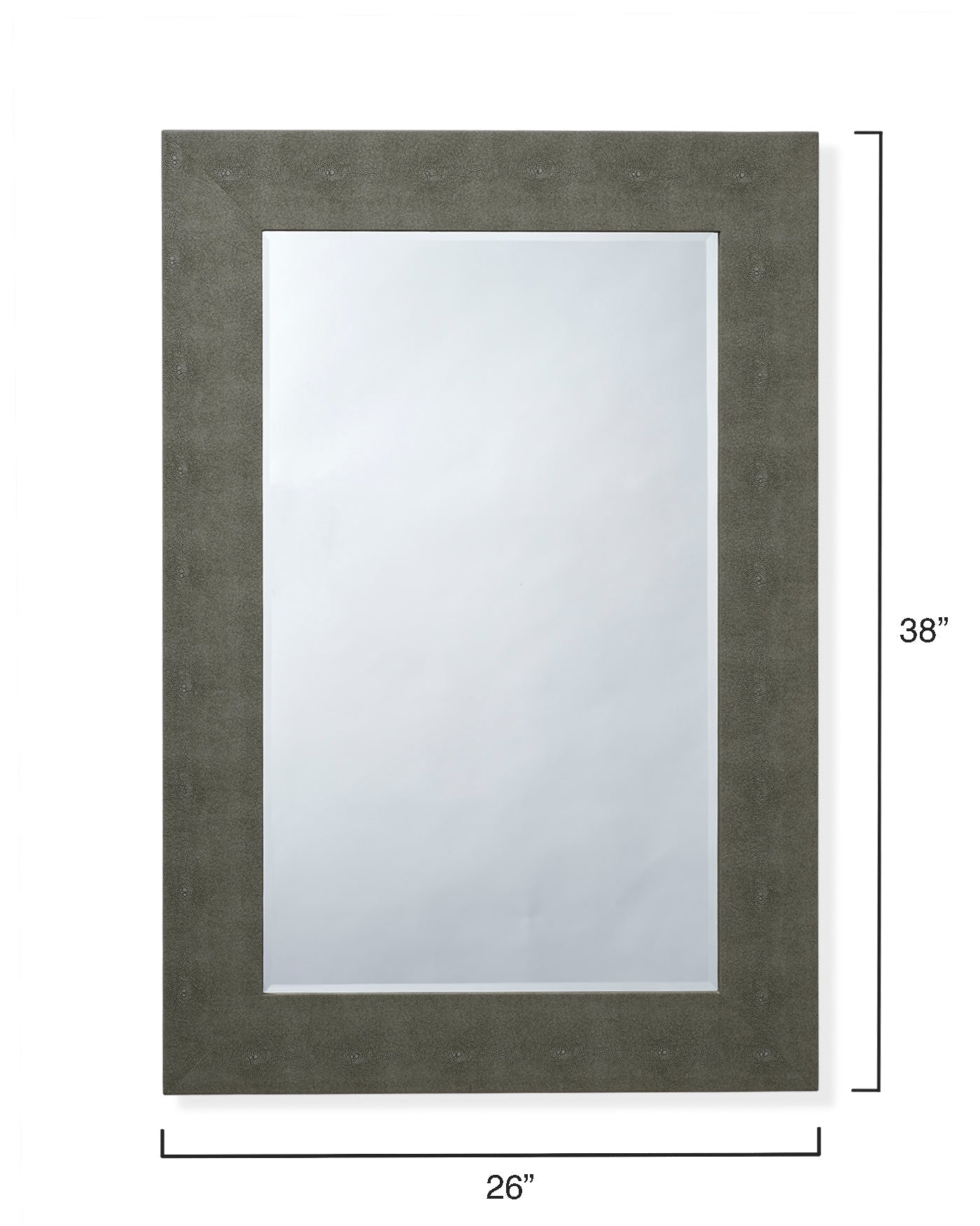 Rectangle Wall Mirror - Modern Frameless Full-Length Mirror for Bedroom, Bathroom, Living Room & Entryway - Durable & Stylish Home Decor