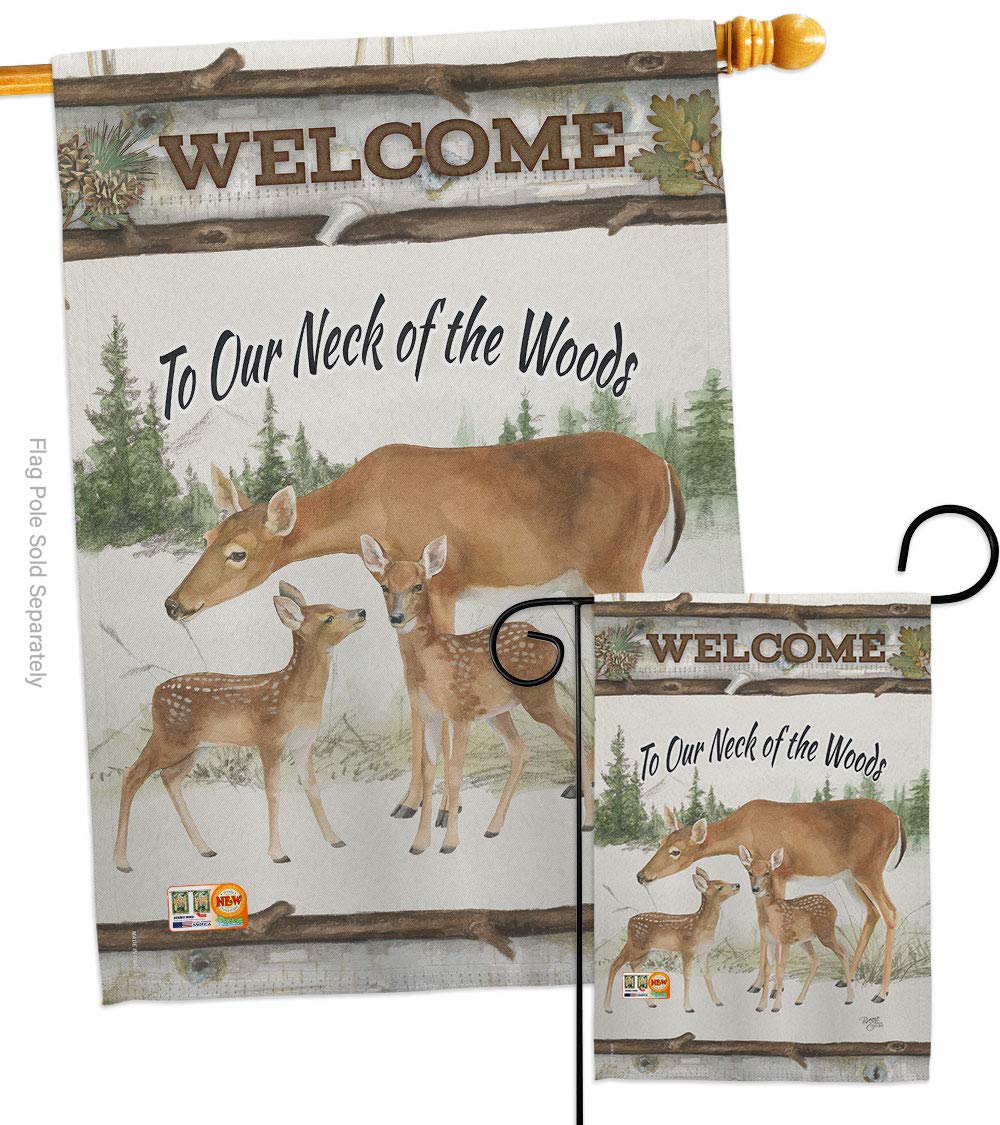 Nature Wildlife Decorative Flags Set - 28