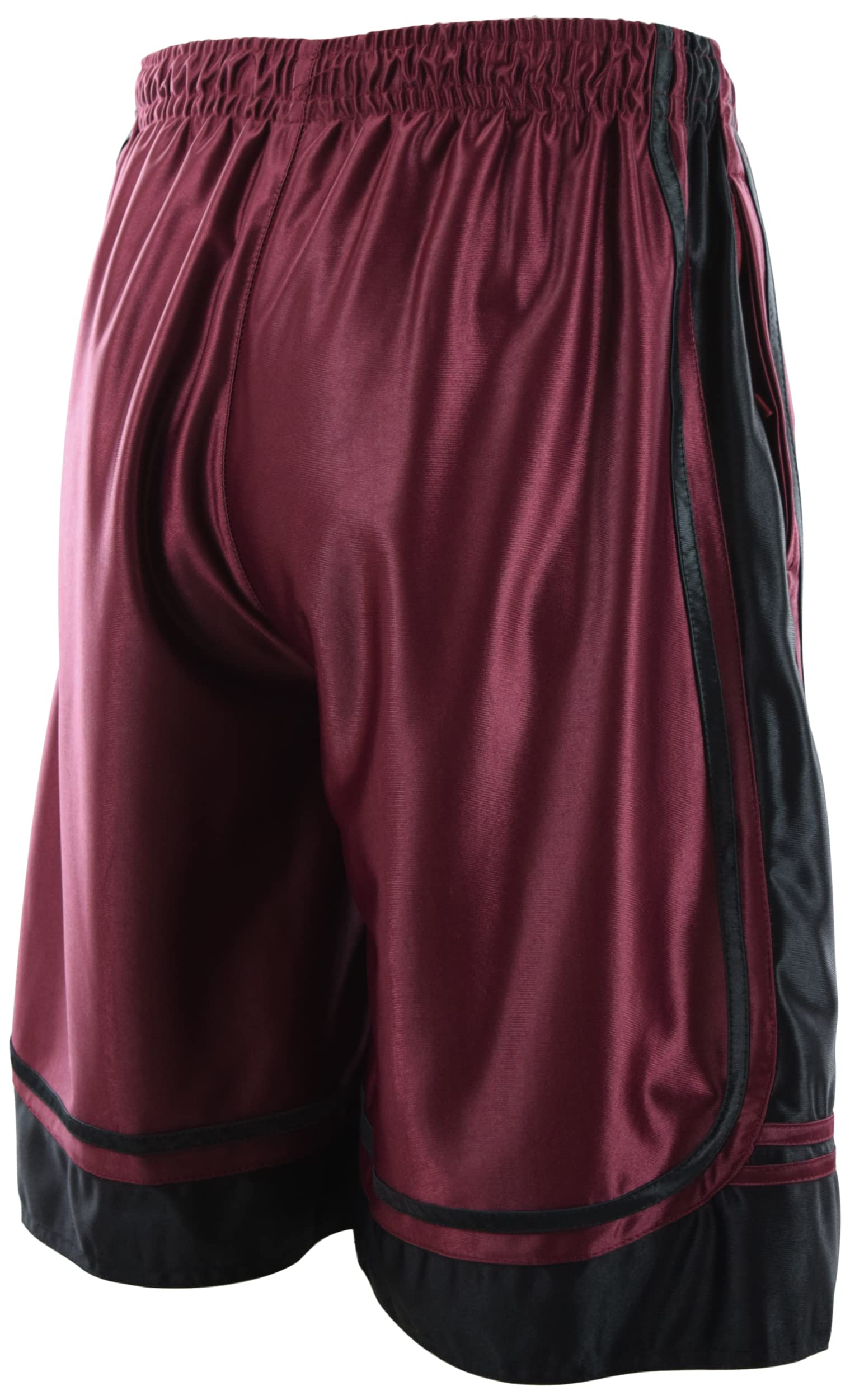 Men's Gym Training Basketball Shorts with Zippered Pockets - Breathable Quick-Dry Workout Shorts for Running, Basketball & Gym - Perfect for Sports, Training & Casual Wear