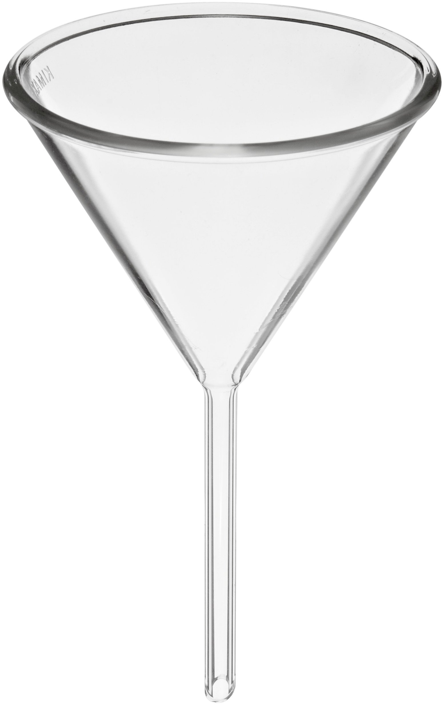 Kimble 28950-65 Glass Round Funnel with Short Stem, 65mm Inner Diameter - Pack of 12 - Ideal for Laboratory, Home Brewing, Essential Oil Mixing & DIY Projects