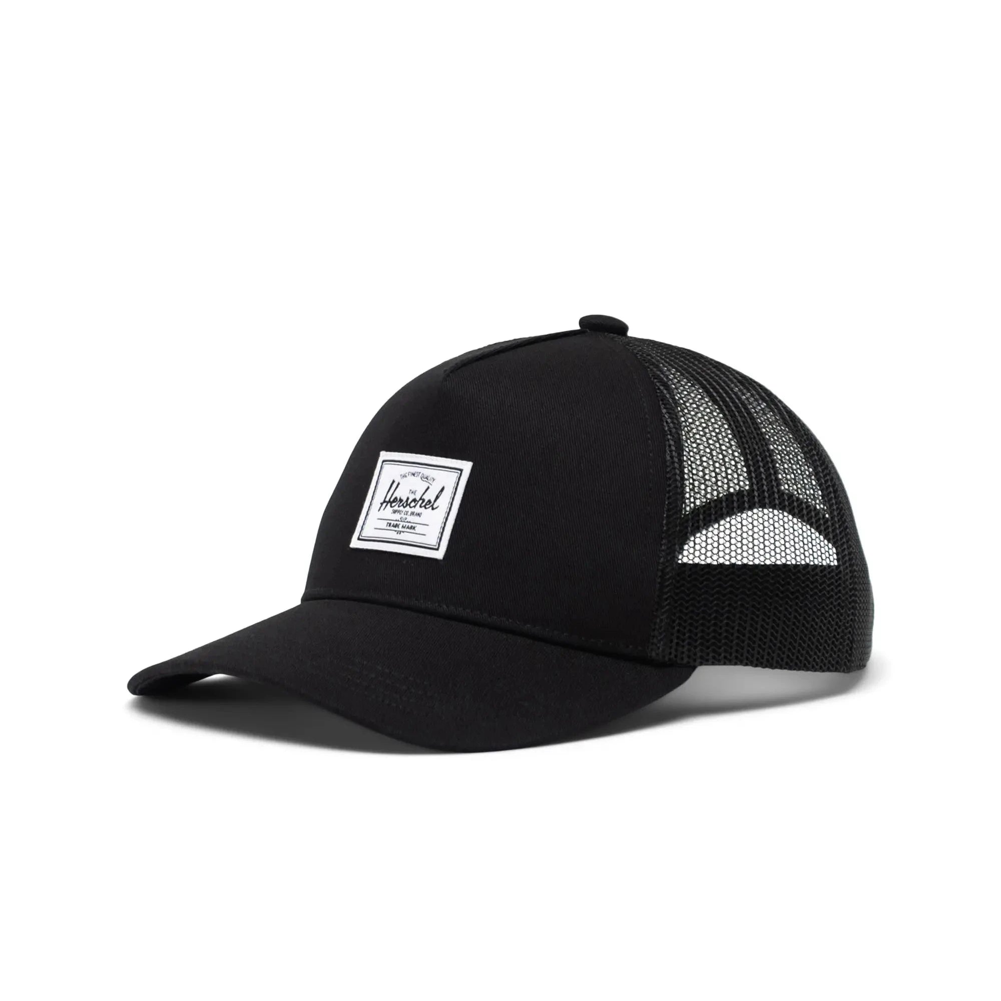 Herschel Black Cotton Cap for Kids 3-7 Years - Stylish Sun Hat for Outdoor Play, Beach & Summer Activities