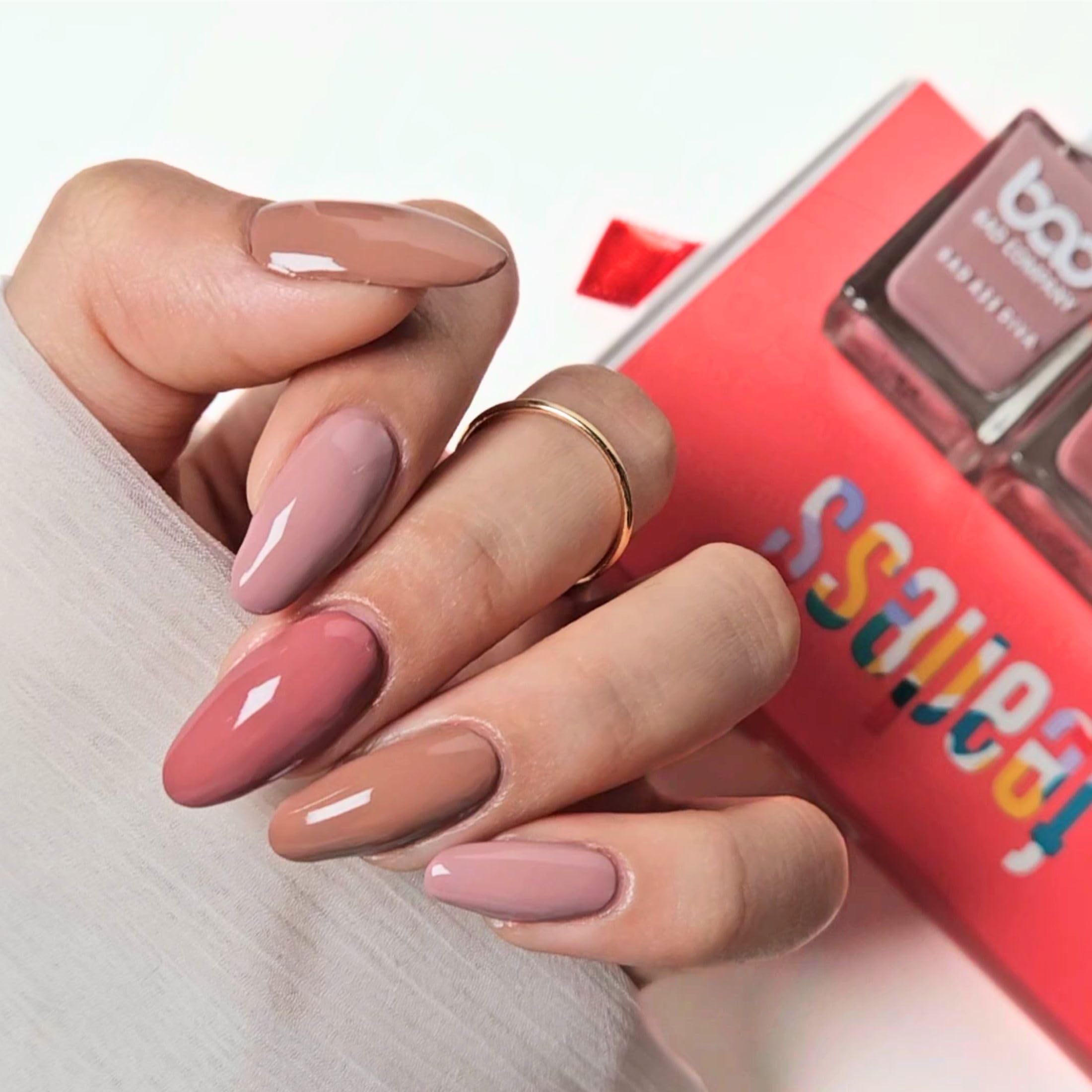 BAD COMPANY Non-Toxic Glossy Finish Nail Polish Set (10ml x 3) | Long-Lasting, Quick-Drying, Chip-Resistant Vegan Nail Paint | Cruelty-Free Gel Polish - Fearless Collection (Shades 57,61,96) | Perfect for Salon-Quality Manicures at Home, Parties & Special Occasions